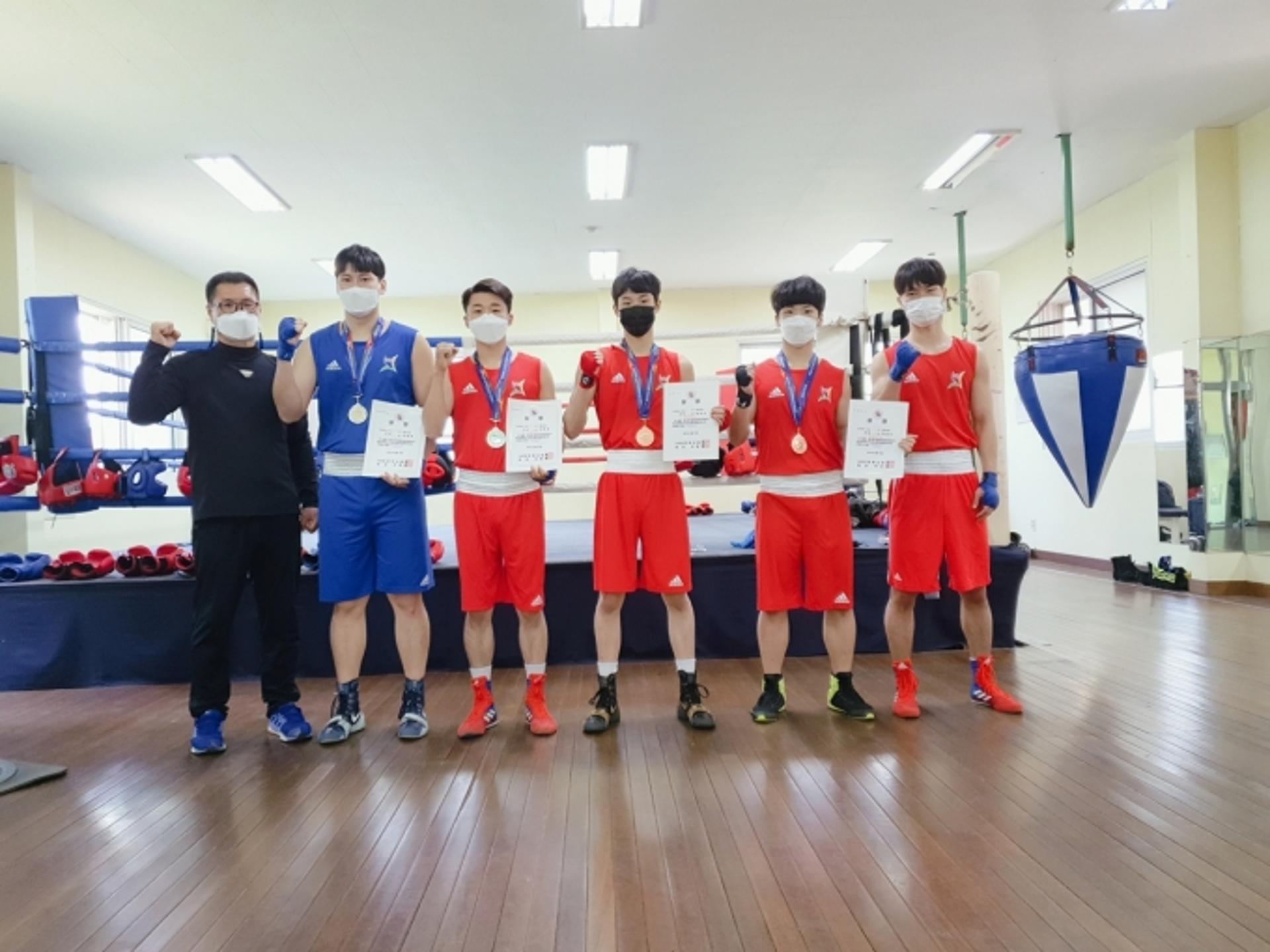 광주시청 복싱팀, 전국대회서 메달 4개 획득