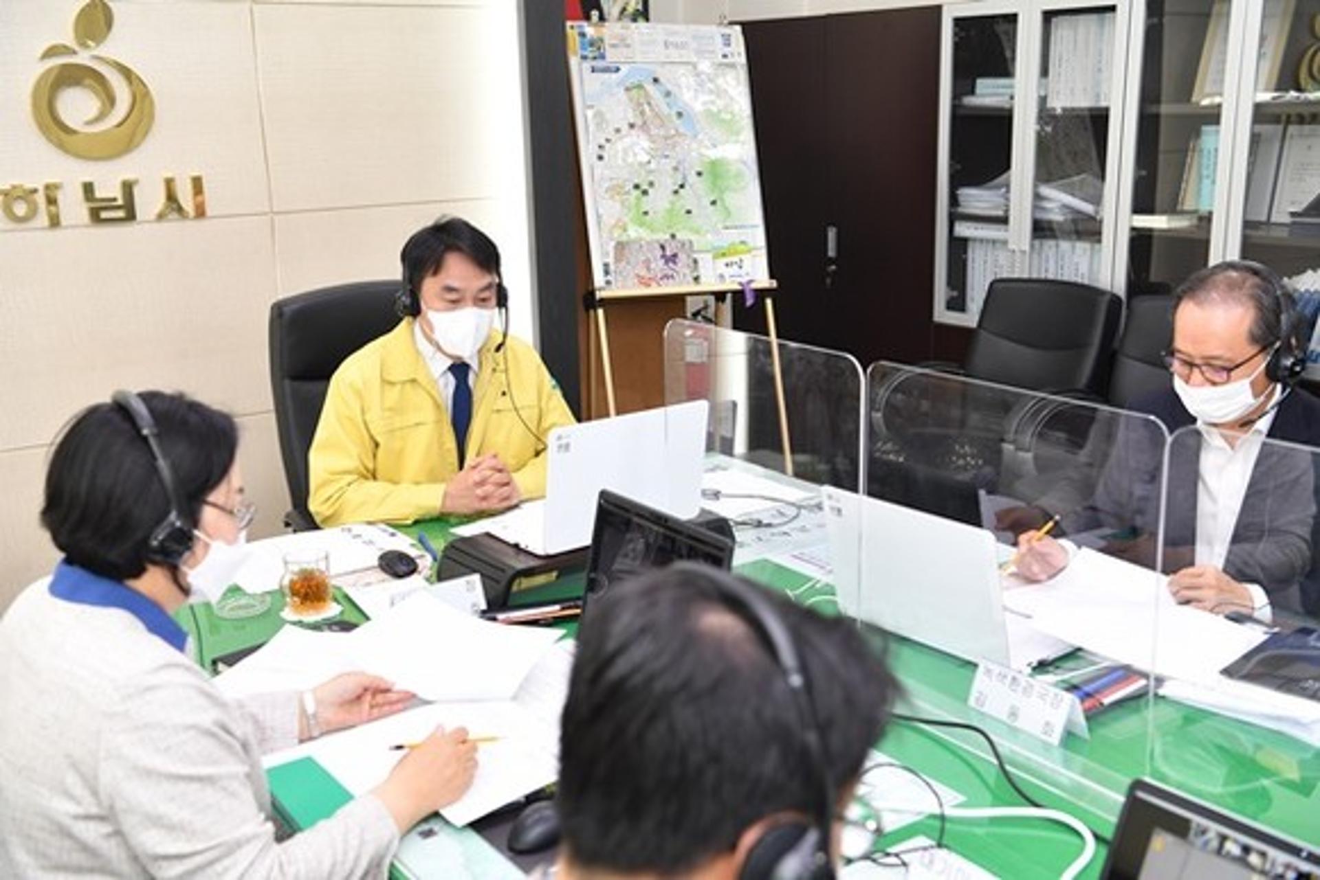'미세먼지 저감' 방안은?…하남시, 건설공사장 현장소장과 방안 논의
