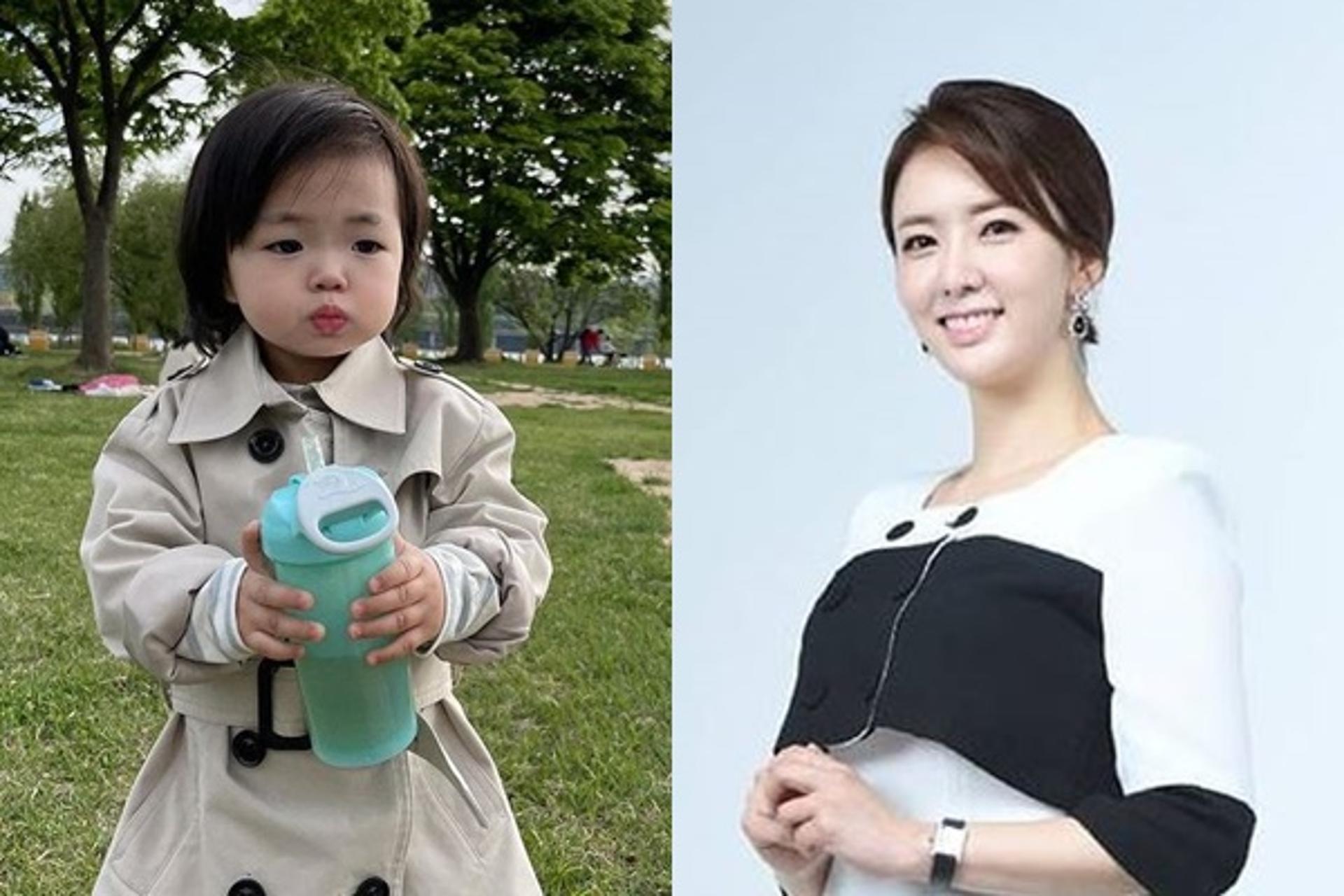 '교촌 며느리' 정지원 아들, 트렌치코트 패션… 떡잎부터 '우월'