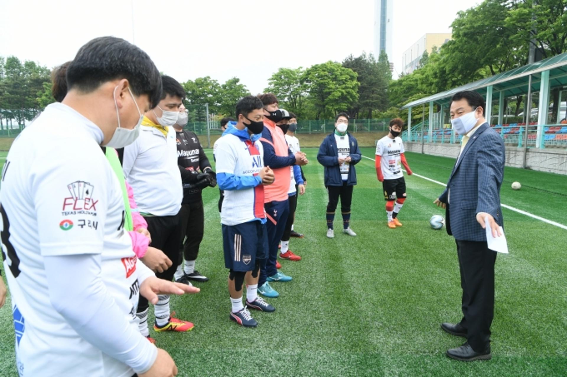 구리시, 주민편익시설 축구장·풋살A구장 새단장…인조잔디 교체 완료