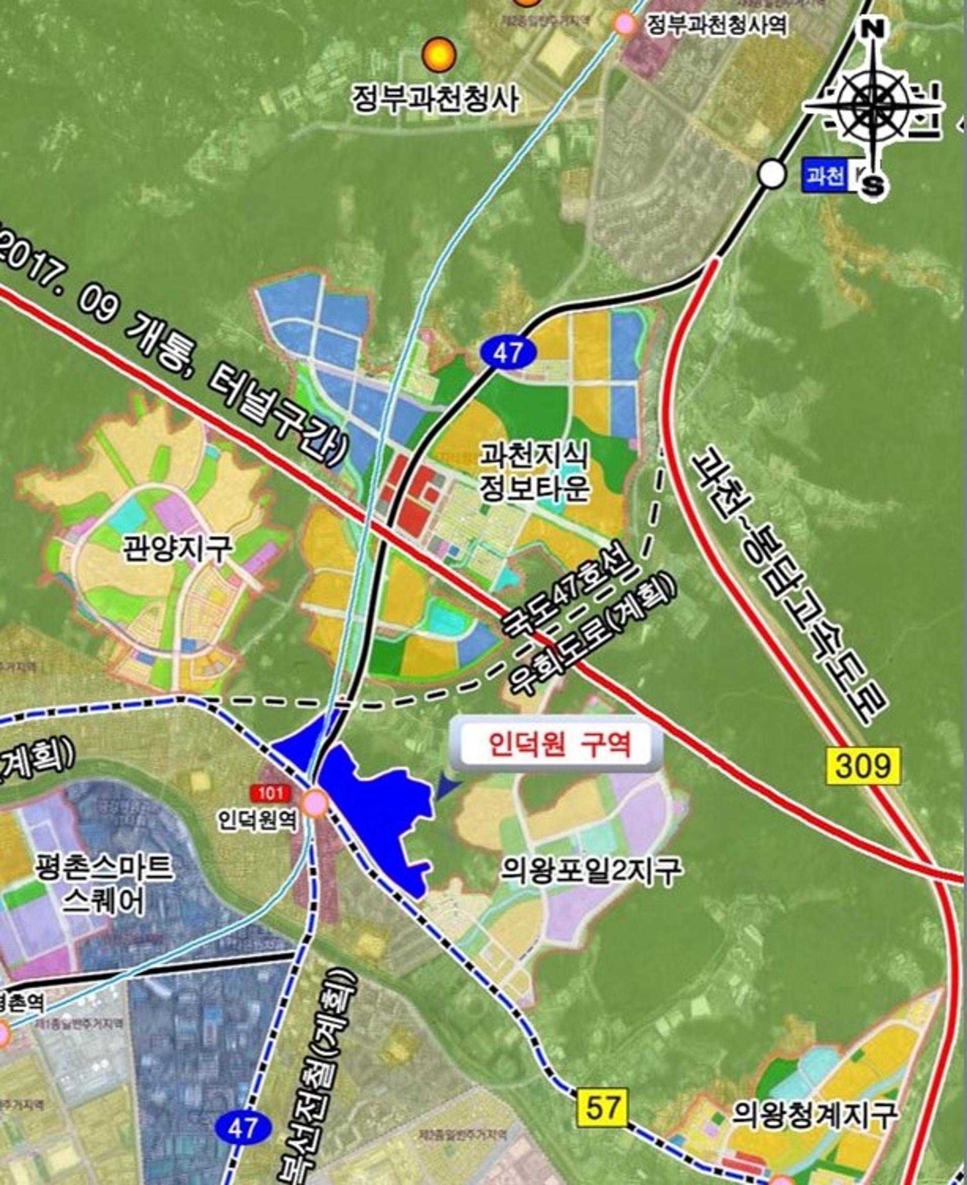 안양도시공사, 인덕원 주변 도시개발사업 참여