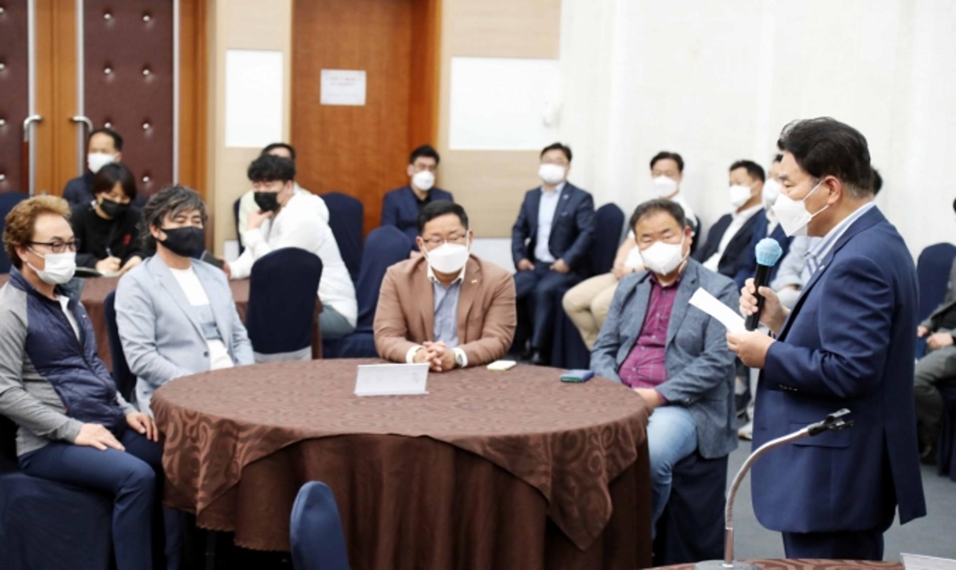 백군기 용인시장, 경강선연장 관련 지역주민 설명회 등 적극 설명 나서