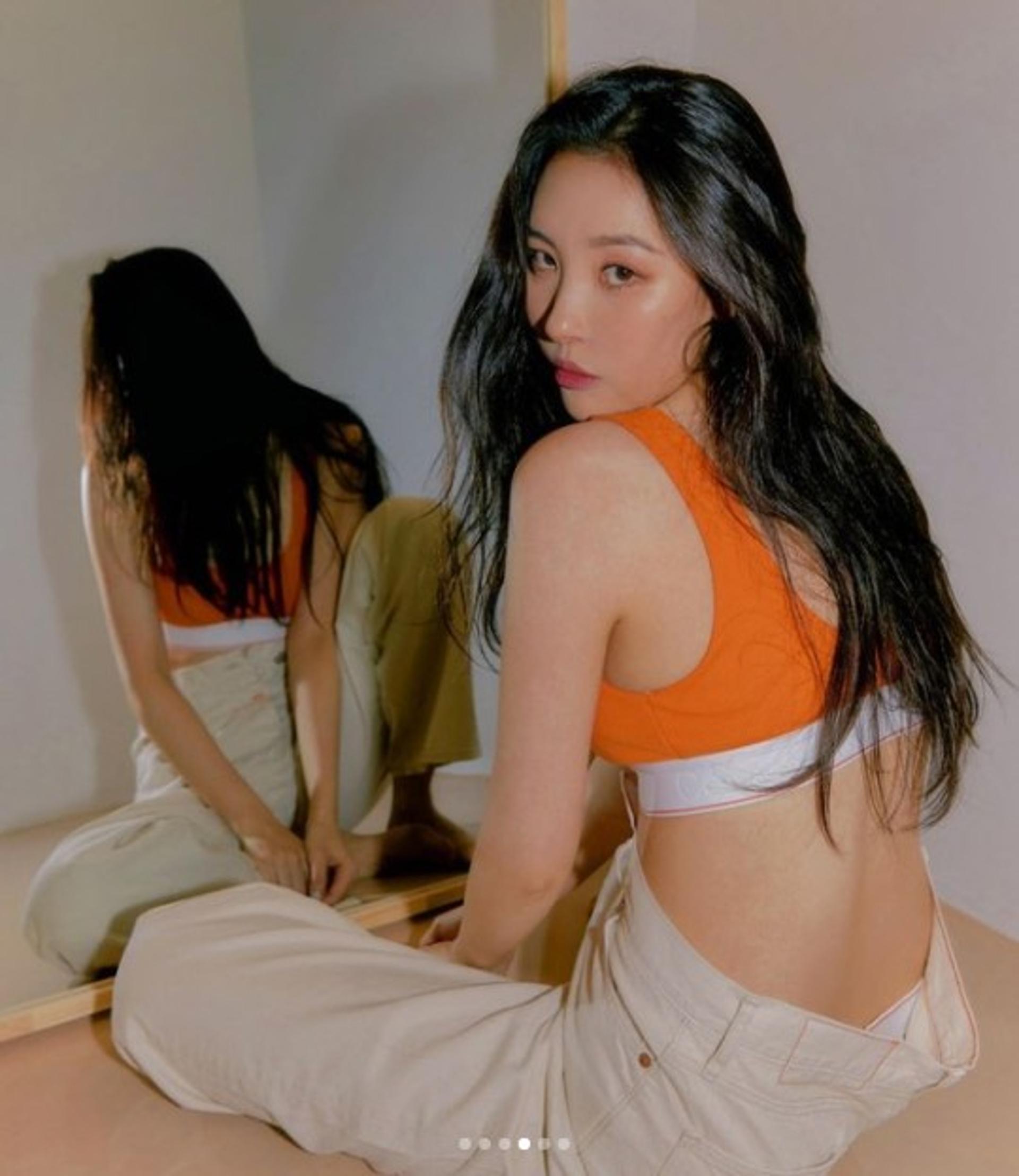 "뭘 봐"… 몸무게 늘린 선미, 완벽한 몸매퀸