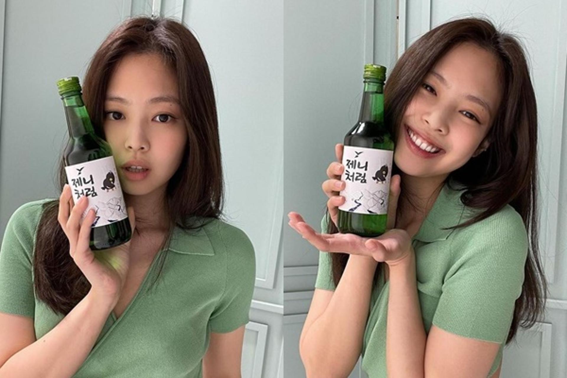 "소주모델은 제니처럼"…  제니 눈웃음에 반하겠어
