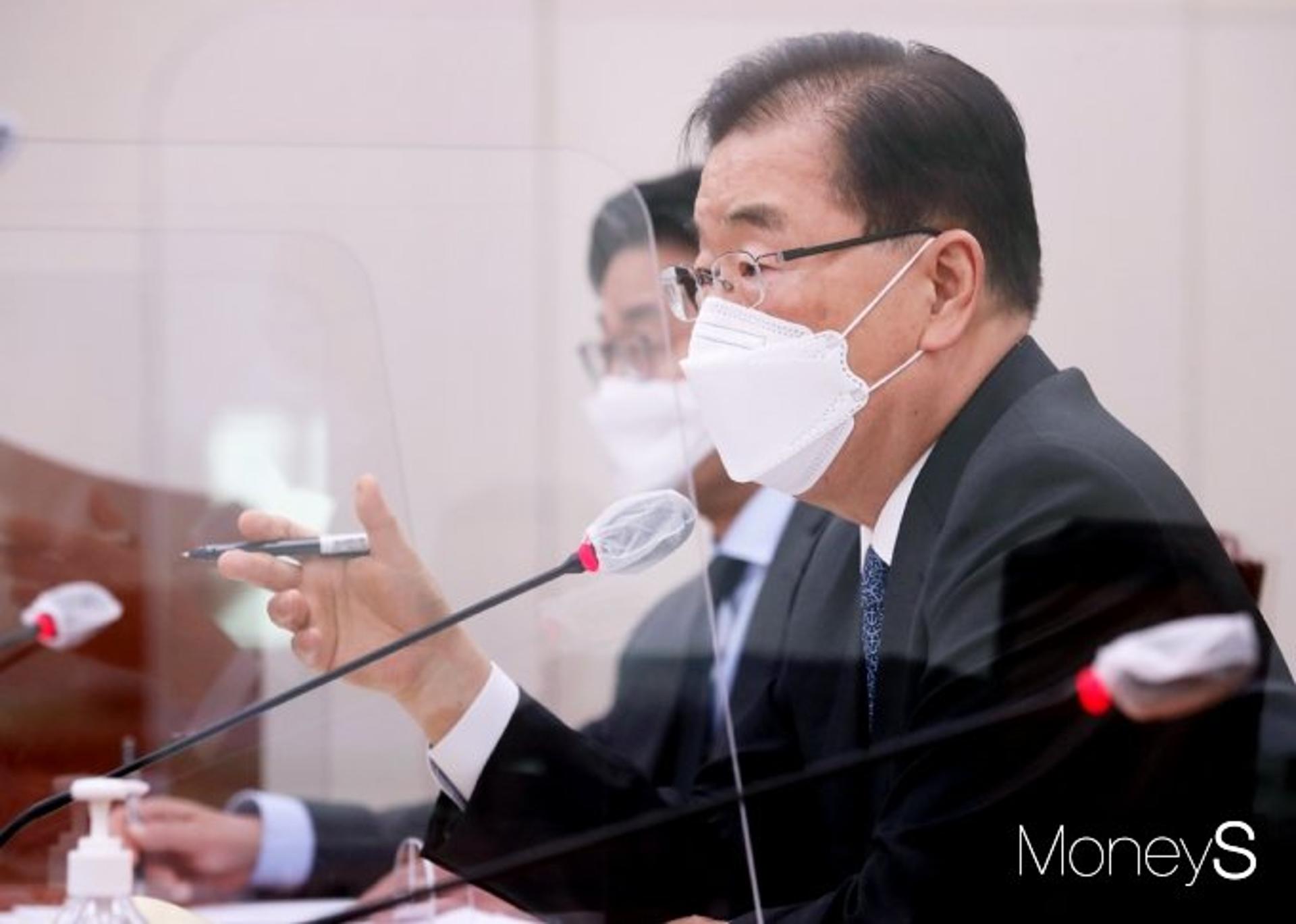 "결코 용납안해"… 정의용, 일본 도쿄올림픽 '독도표시' 지도에 강력 항의