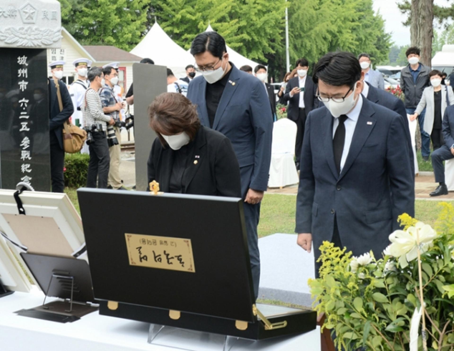 파주시, 故윤덕용·강성기 일병 귀환행사…임진각서 열려