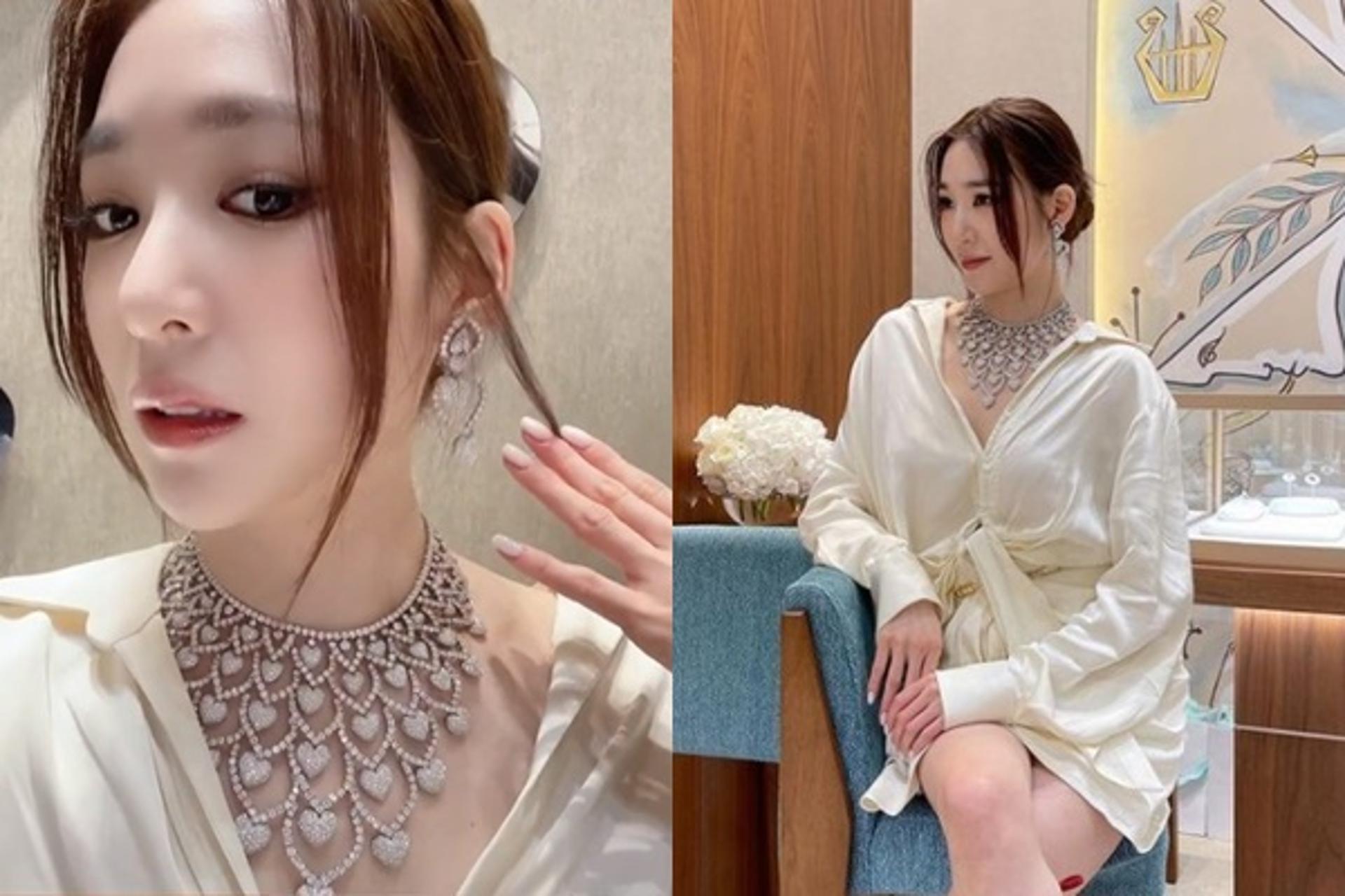 "보석보다 빛나는 미모"… 티파니, 목걸이 얼마야?