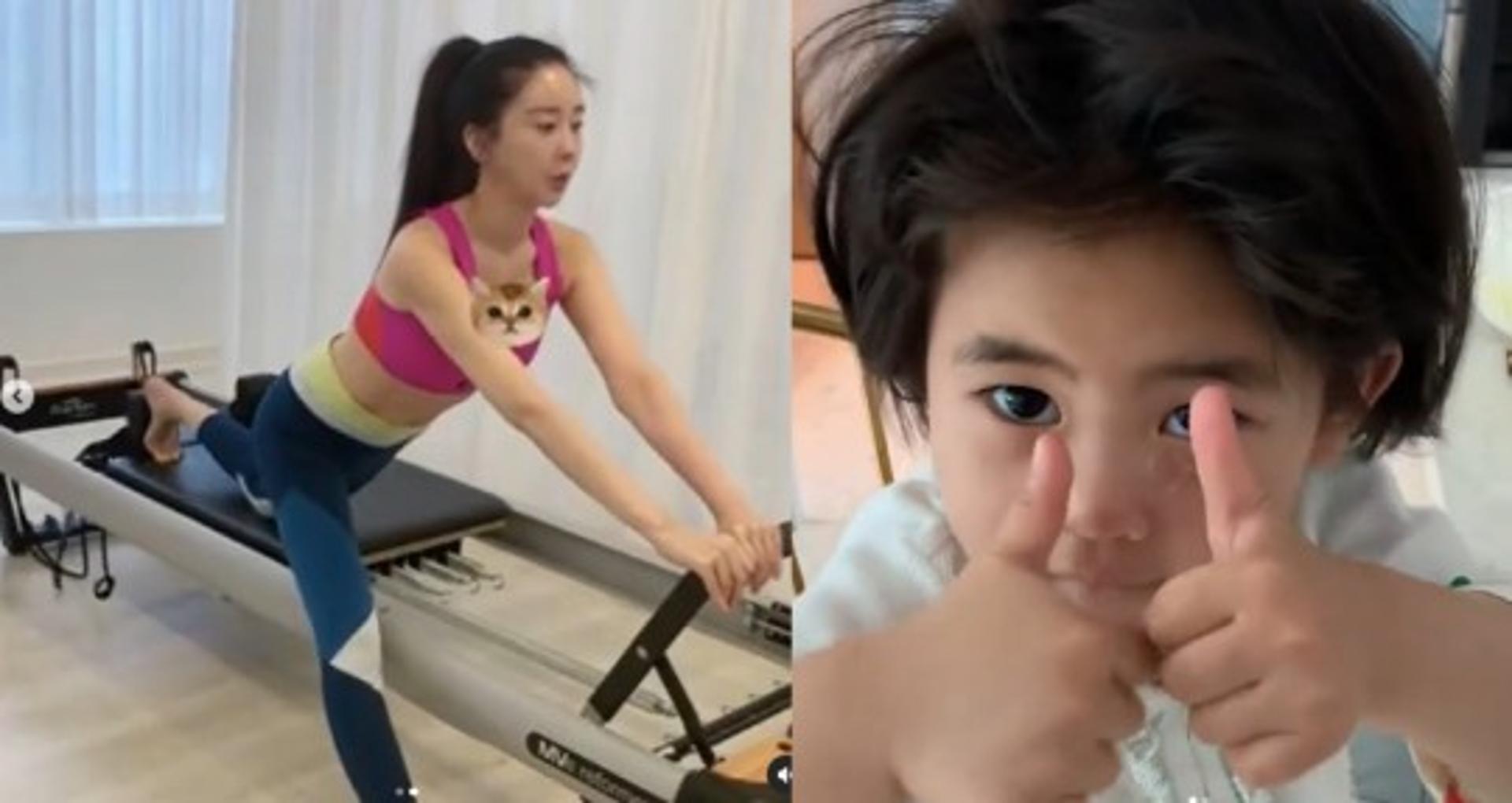 '활동 중단' 한다더니… 함소원 근황, "몸매 美쳤다"