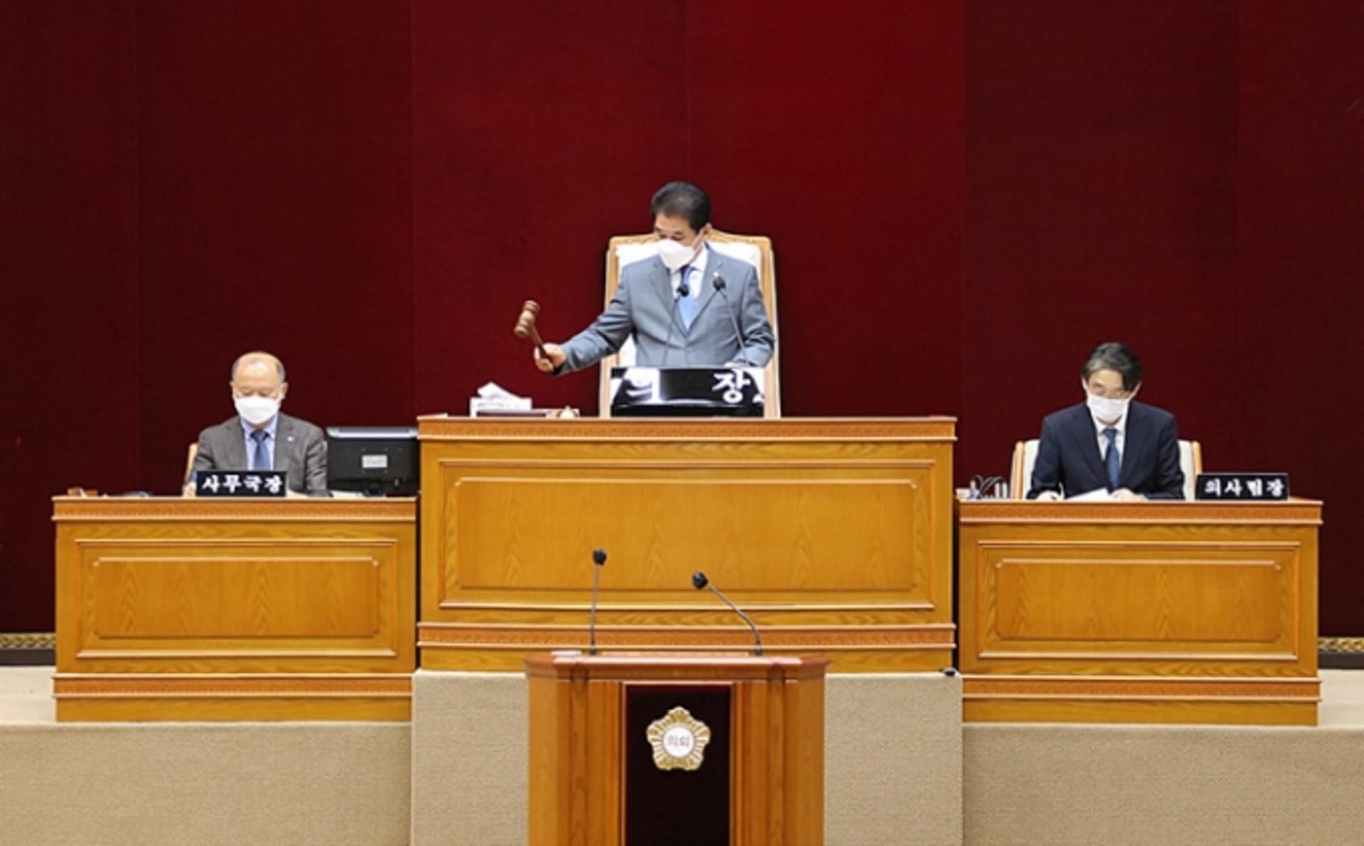 안양시의회, 제267회 정례회 개회…2020년 결산 등 심의