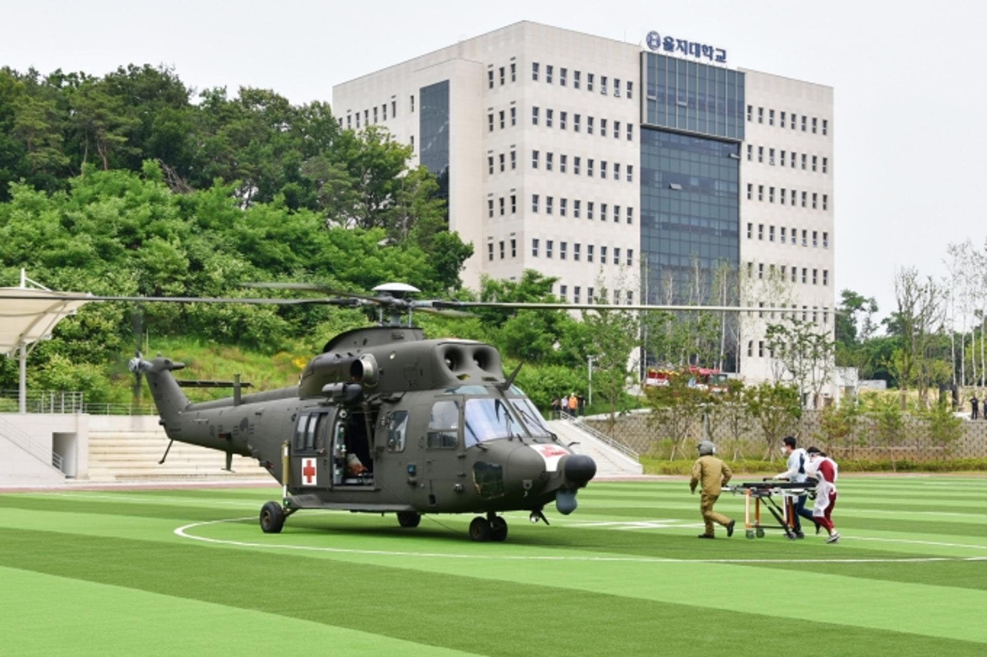 의정부을지대병원 '제2의 헬리포트' 첫 가동
