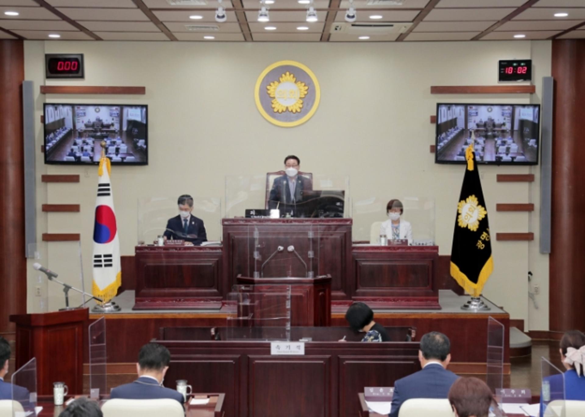 광명시의회, 제262회 제1차 정례회 폐회…43건 안건 처리