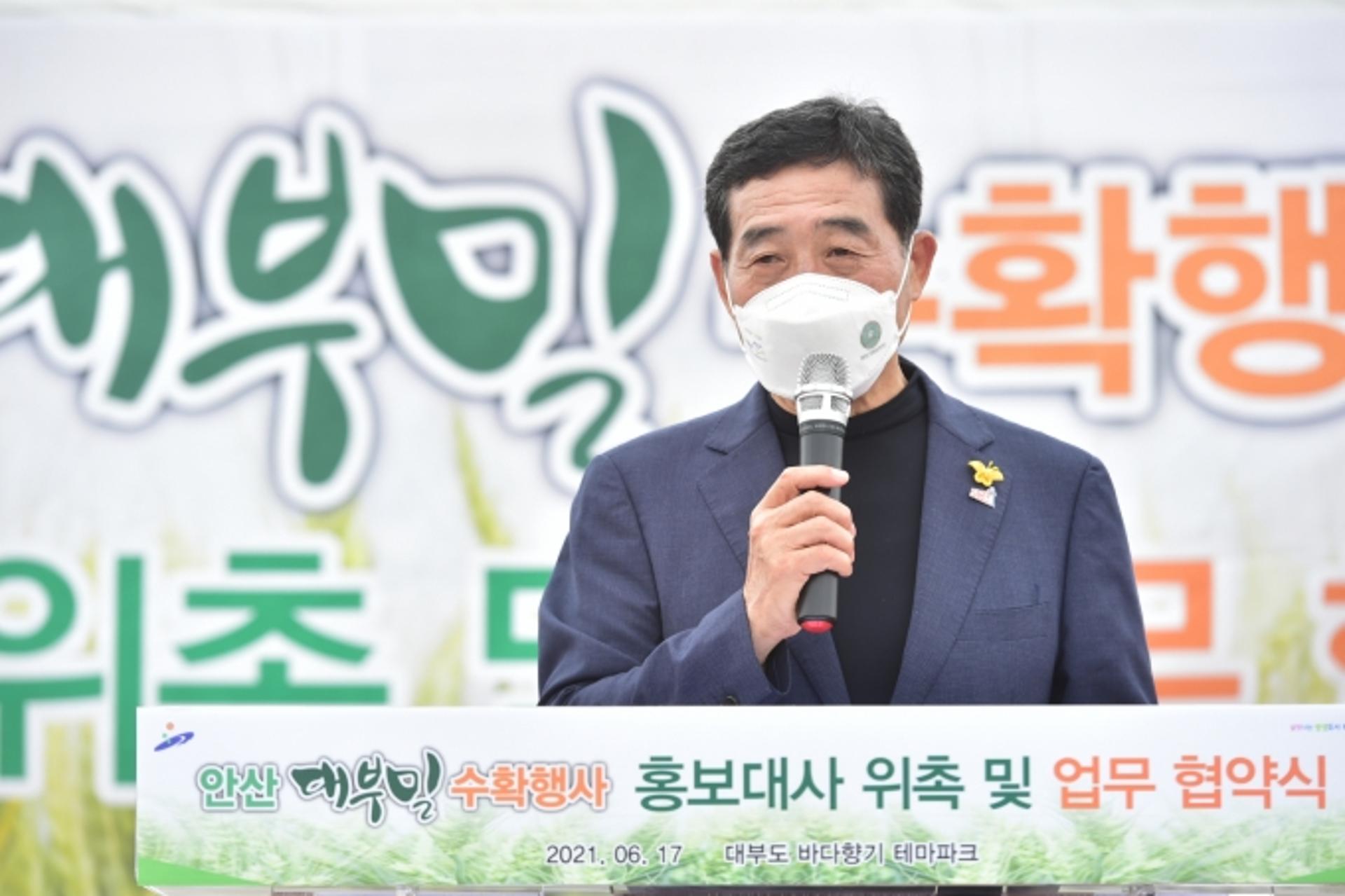 안산시, ‘대부밀’ 홍보 나섰다