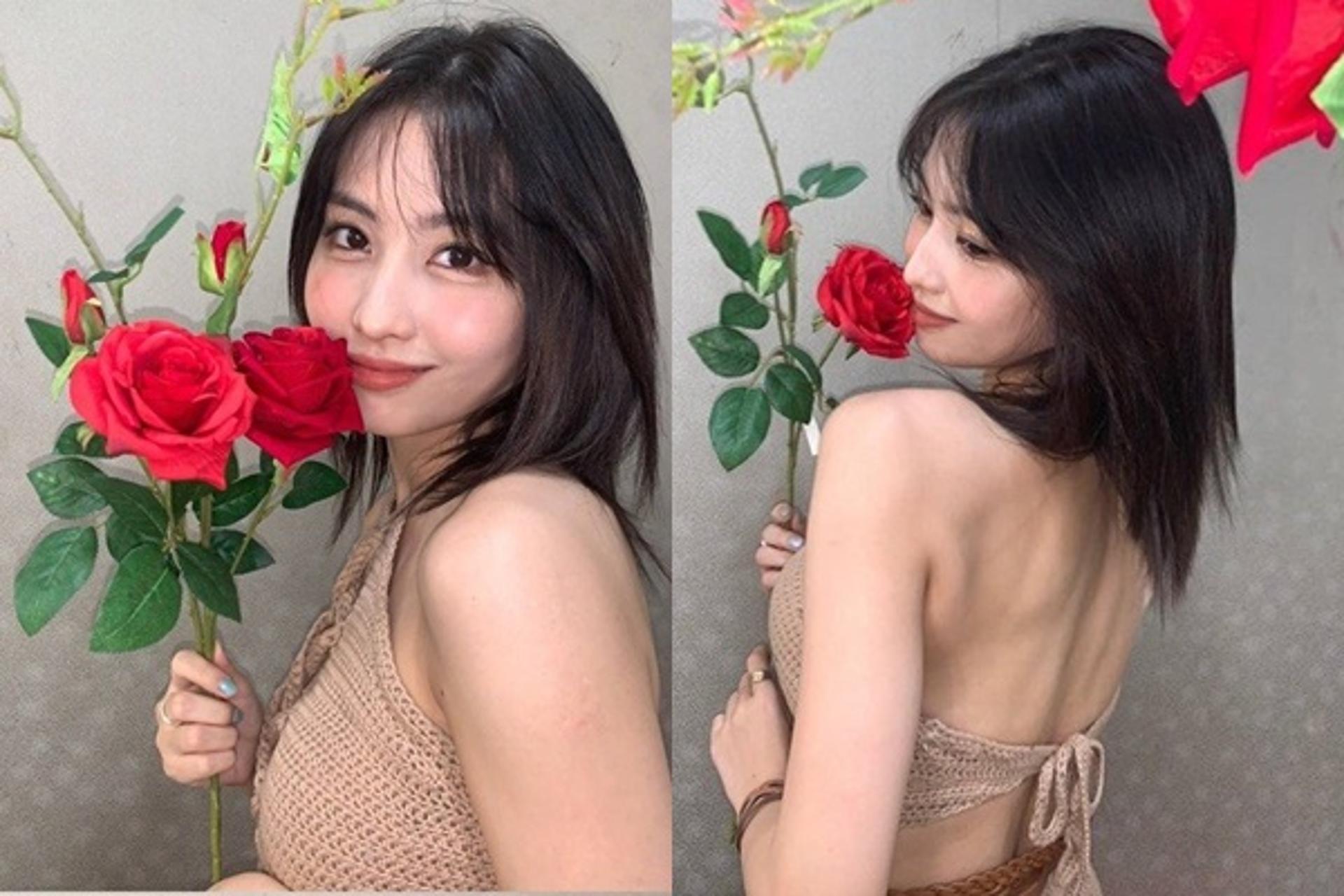 "시원한 뒤태가 환상"… 모모, '김희철♥'도 반한 비주얼