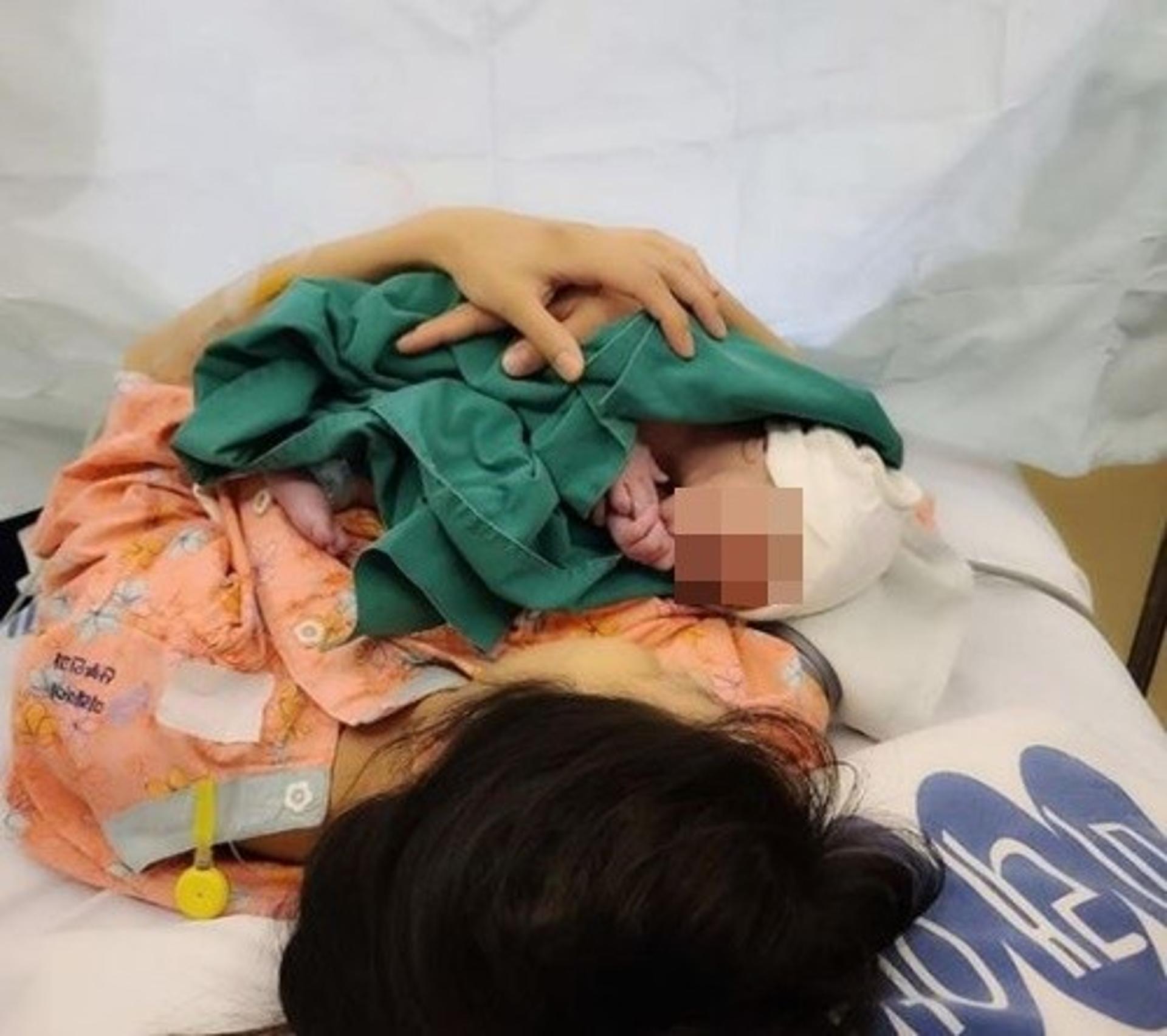 "건강한 까꿍 왕자 탄생"… 조민아 득남, 생일에 엄마 됐다