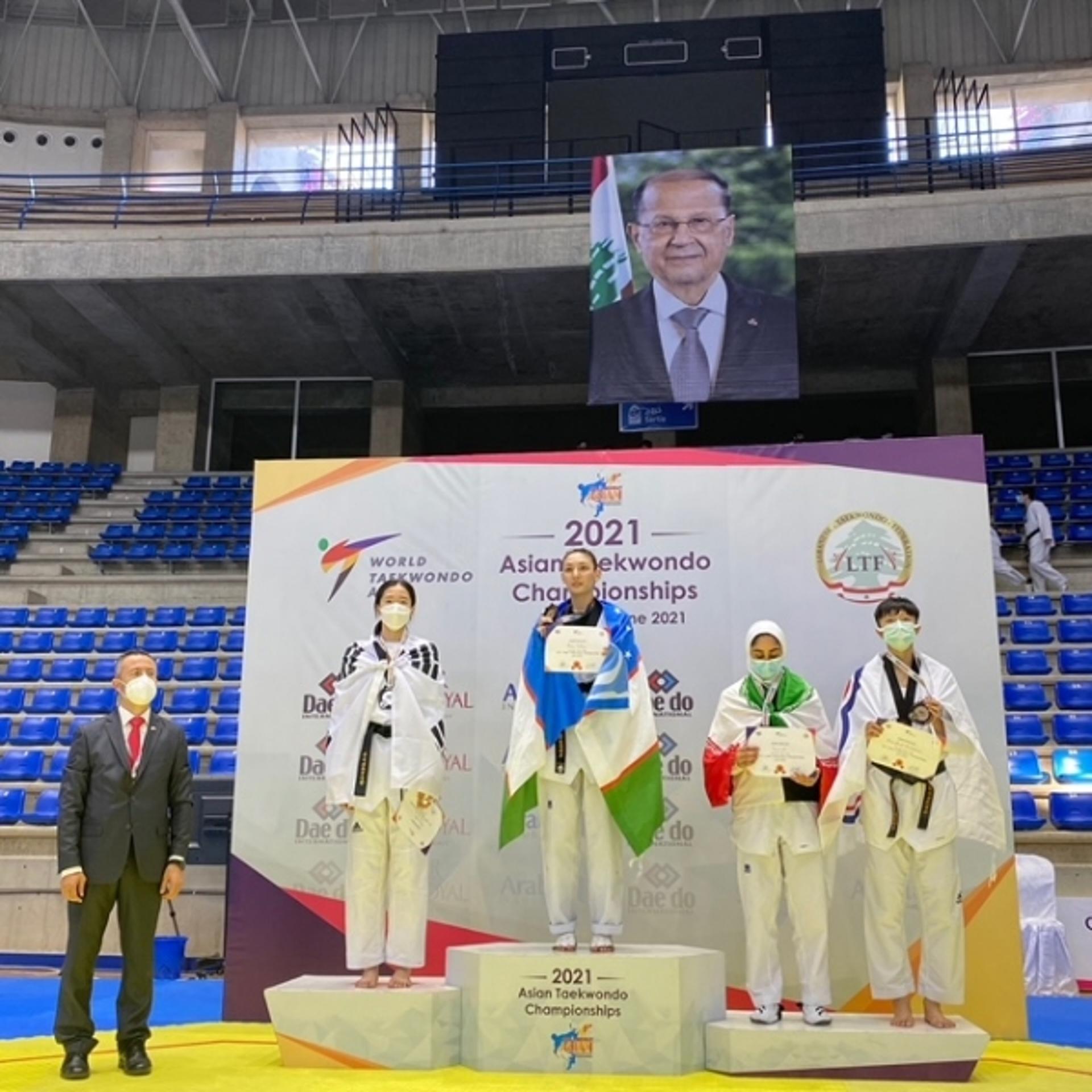 고양시청 전채은, 2021 아시아태권도선수권대회 '은메달'