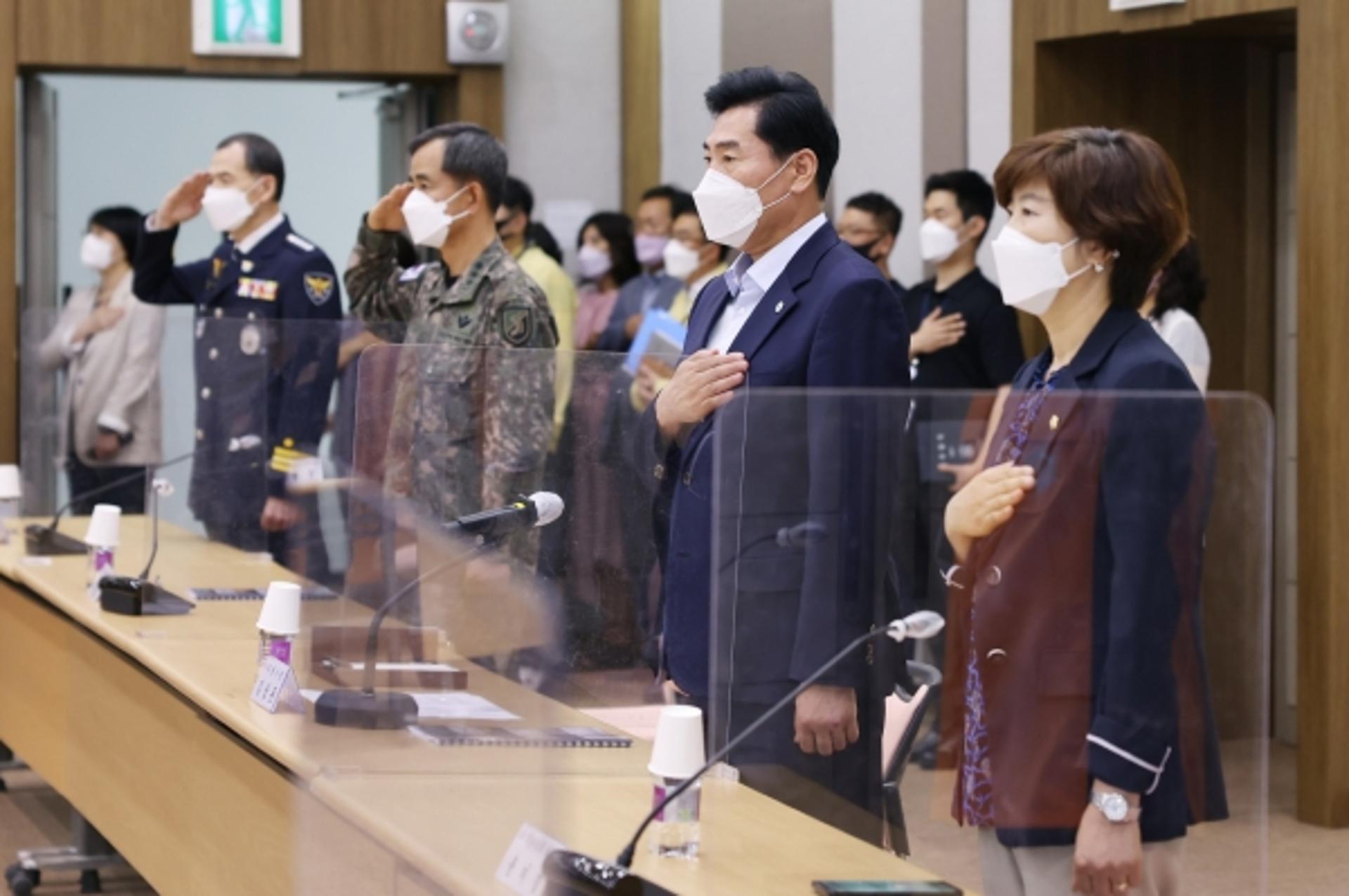 김상돈 의왕시장, 제51보병사단과 빈틈없는 통합방위태세 확립 강조