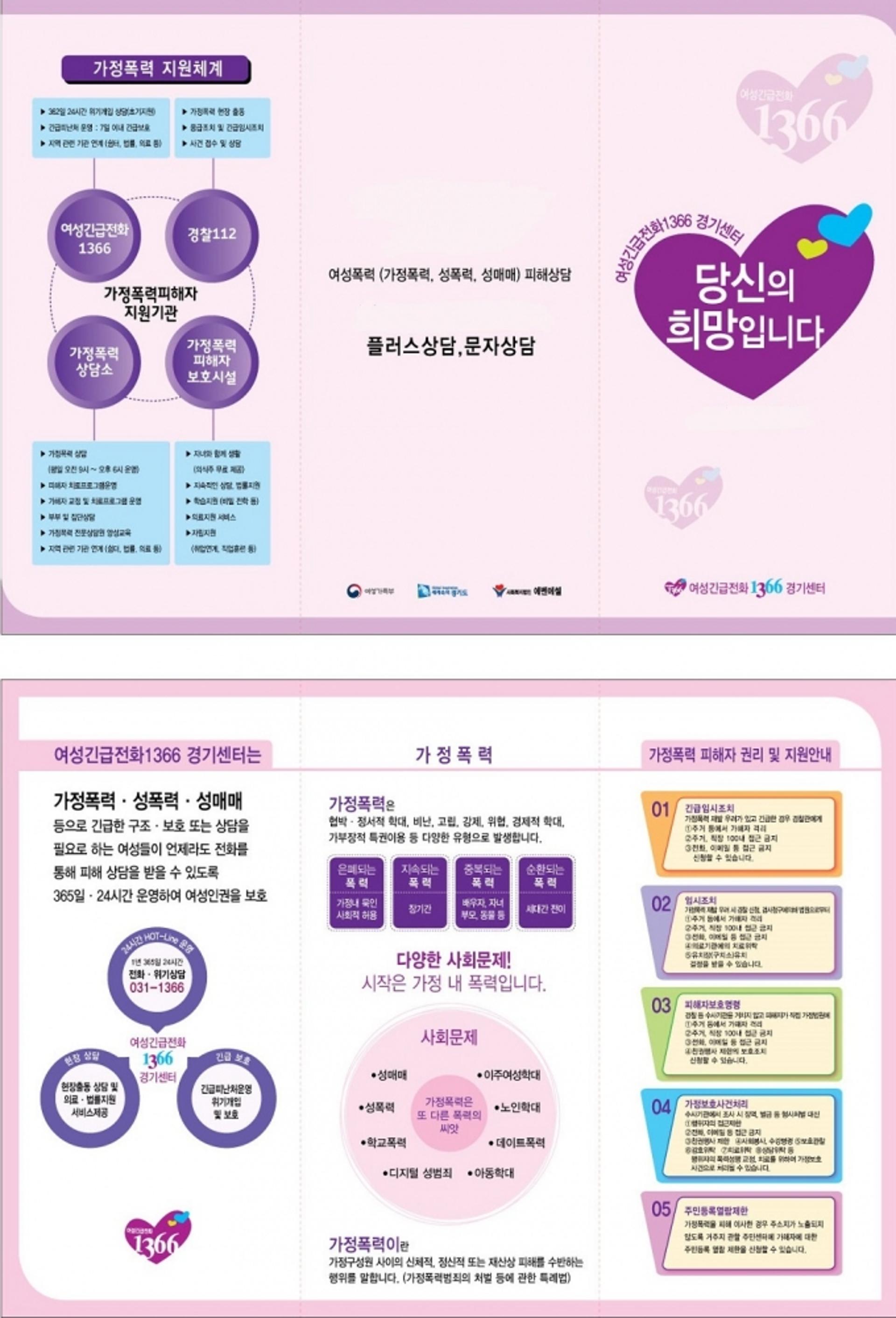 경기도, 여성긴급전화 1366경기센터 안양시로 이전