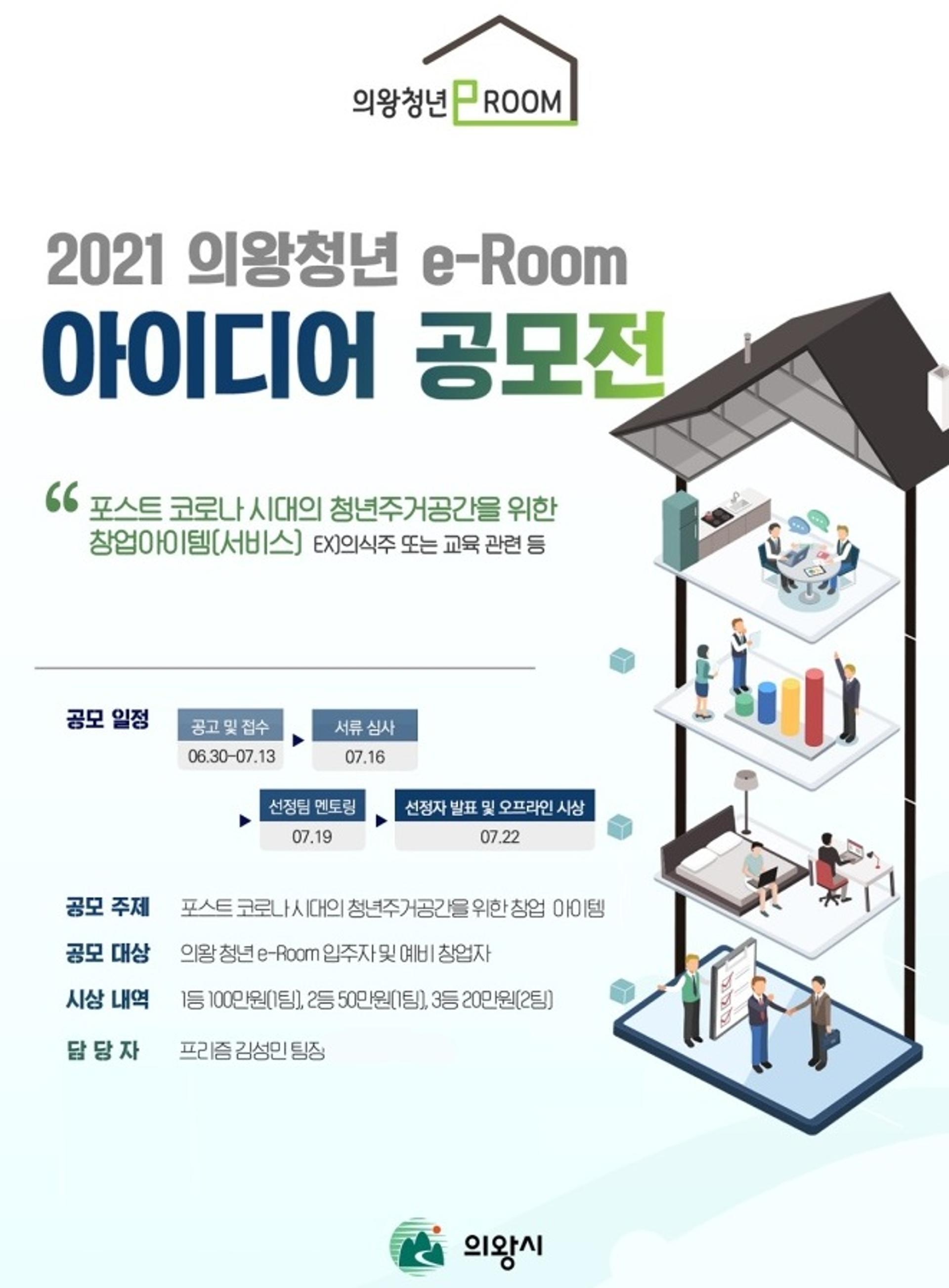의왕시, 창업지원주택 ‘청년e-Room’ 아이디어 공모전