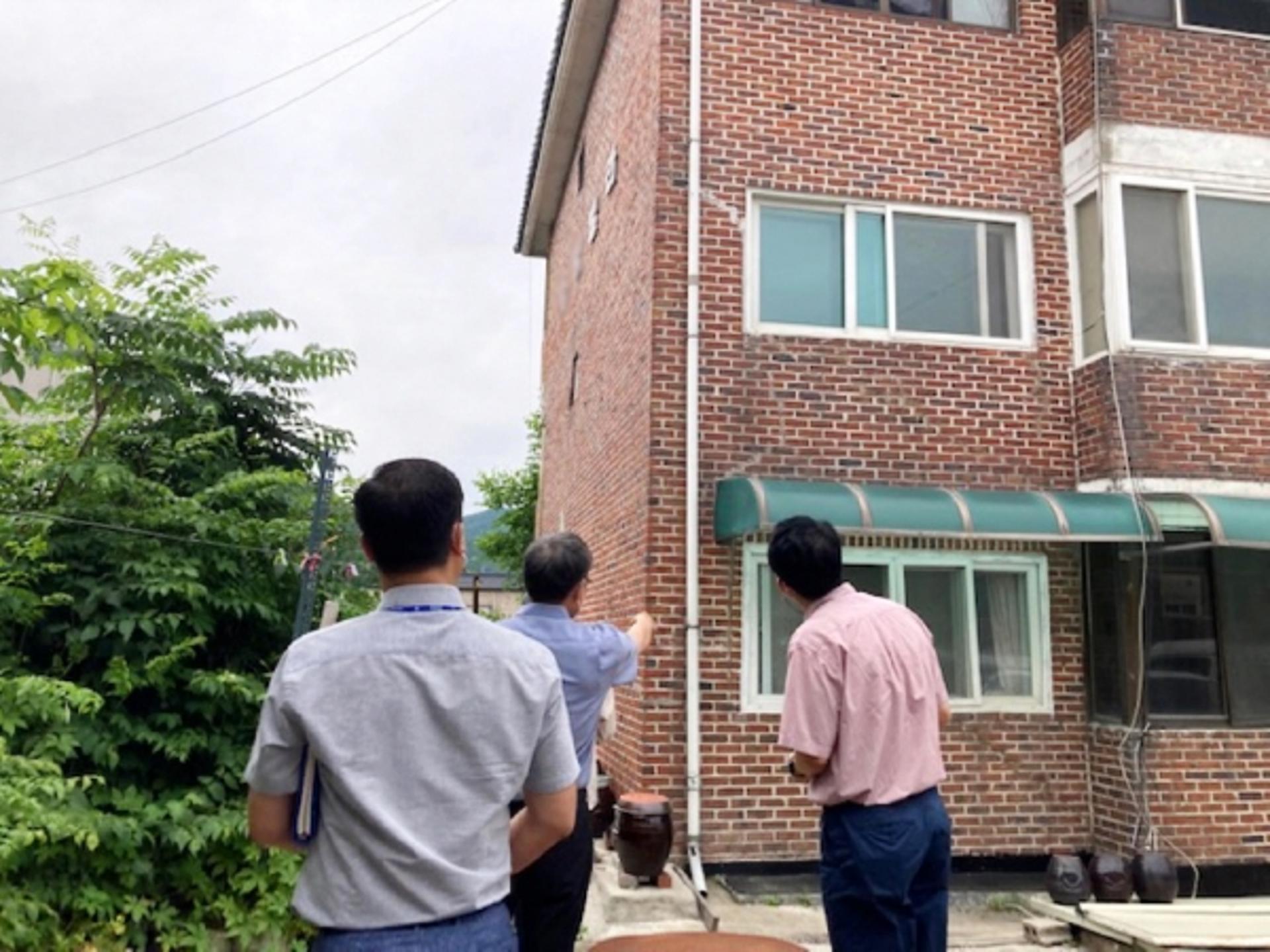 포천시, 내촌면 다세대주택 '장마대비' 선제적 안전조치 나서