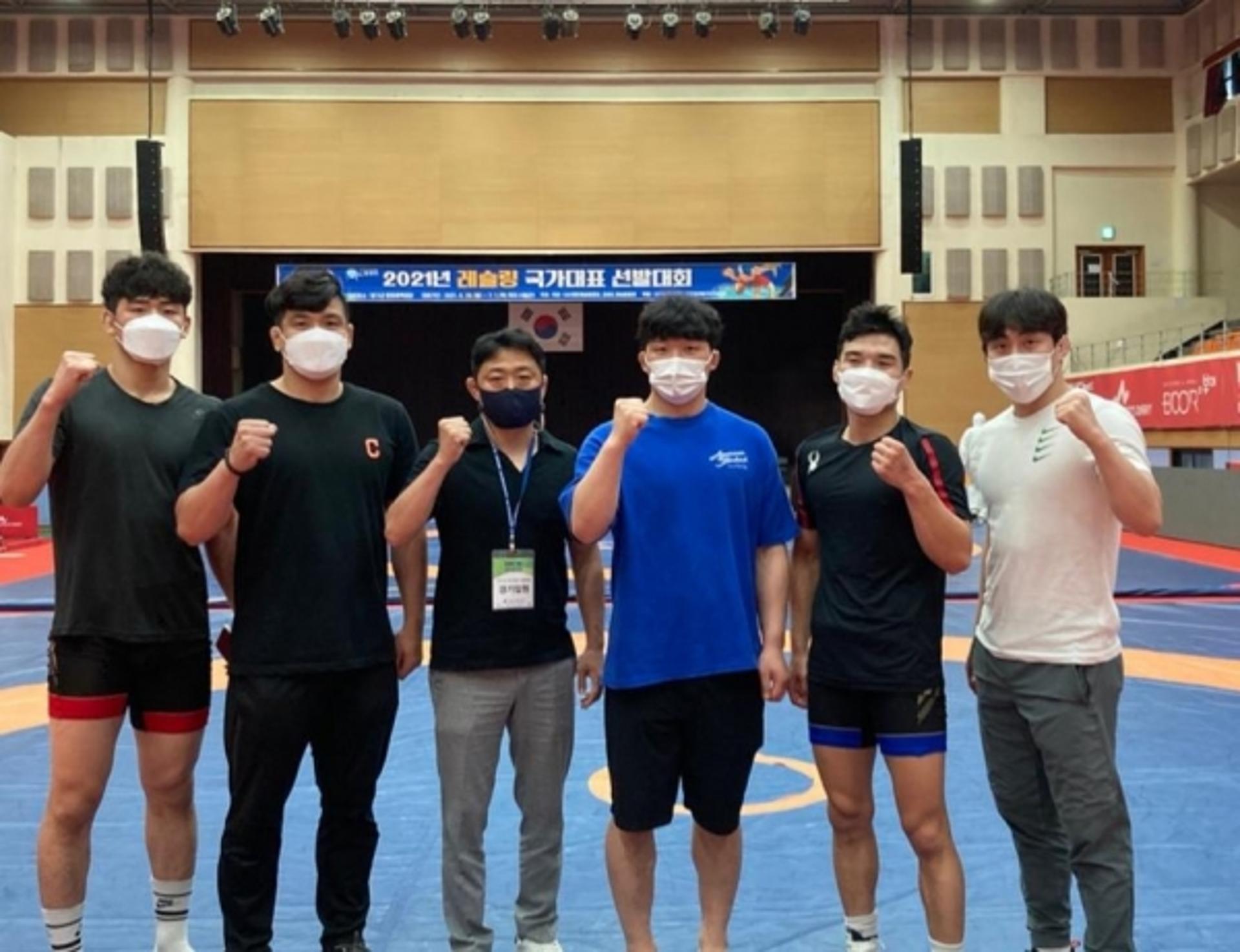 평택시청 레슬링팀, 2021년도 국가대표선발전서 메달 획득