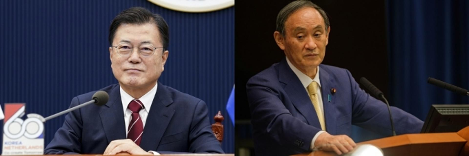日스가 총리 "문 대통령, 도쿄올림픽 온다면 정중하게 대응"