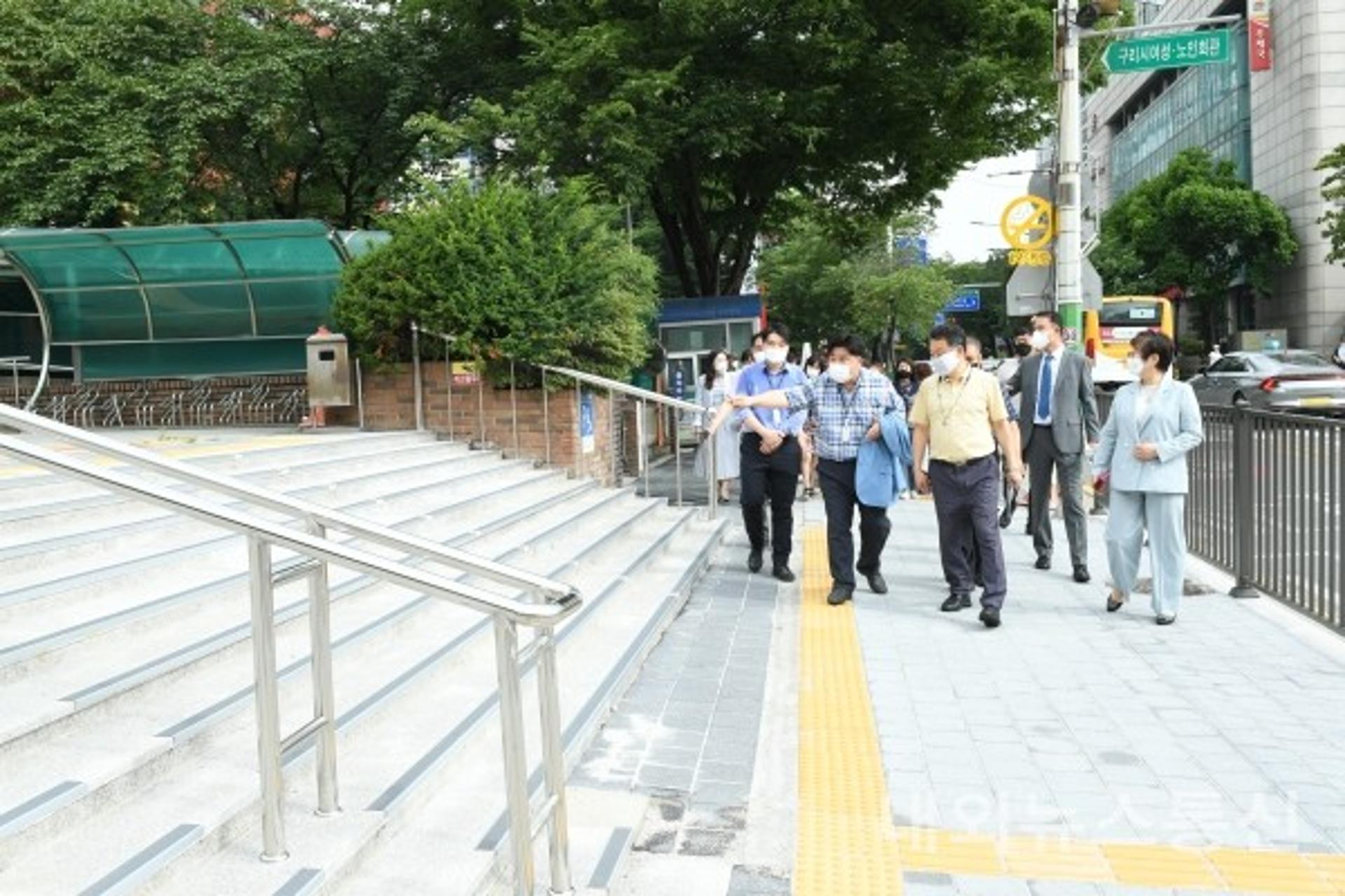 구리시, 구리역-청소년수련관 디자인사업 완료…안전하고 쾌적한 보행환경 조성