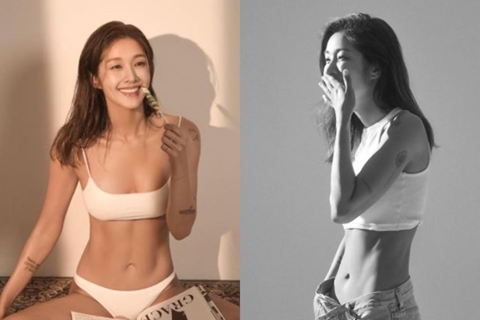 "완벽 S라인 뿌듯"… '애둘맘' 김빈우, 20대 몸매