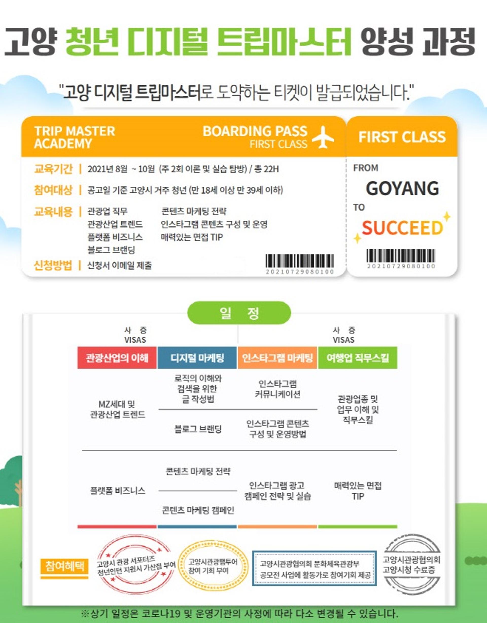 고양시, 청년 관광전문가 양성한다… 디지털 트립마스터 과정 모집