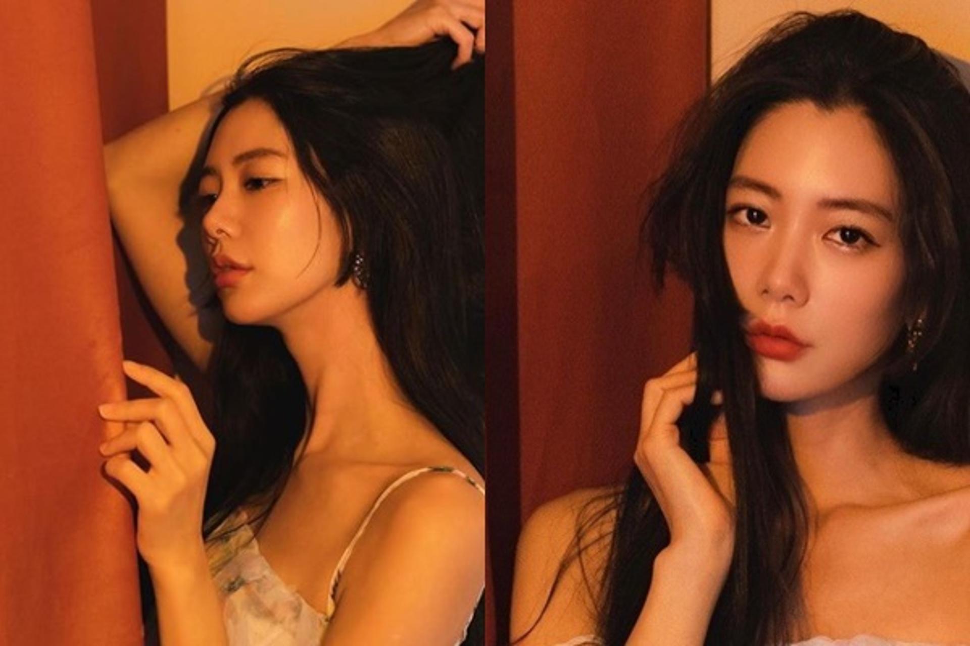 "어깨끈 살짝 내리고"… 클라라, 치명적 글래머 매력