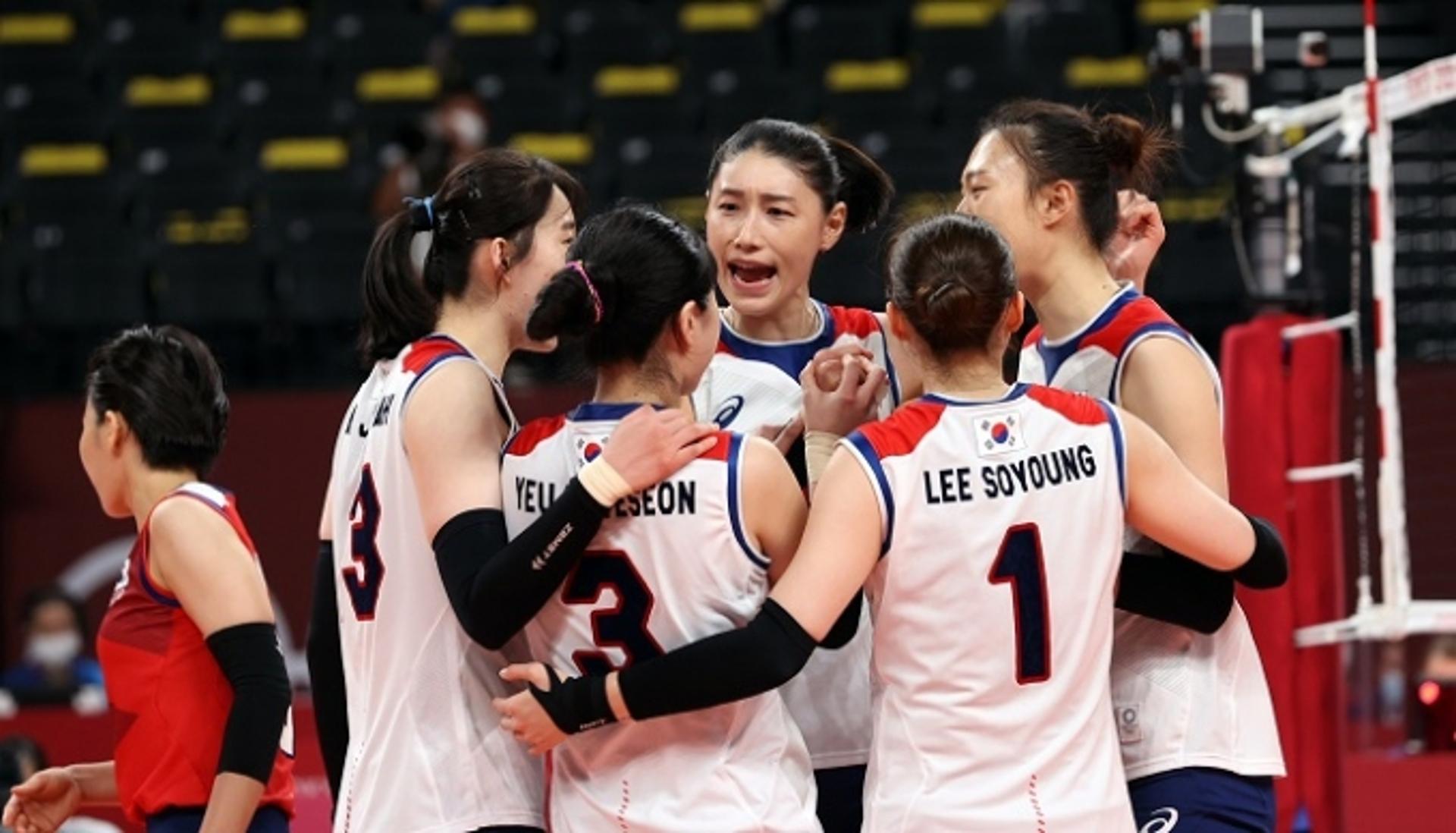 여자배구, 브라질에 아쉬운 패배… 세르비아와 동메달 결정전 남아