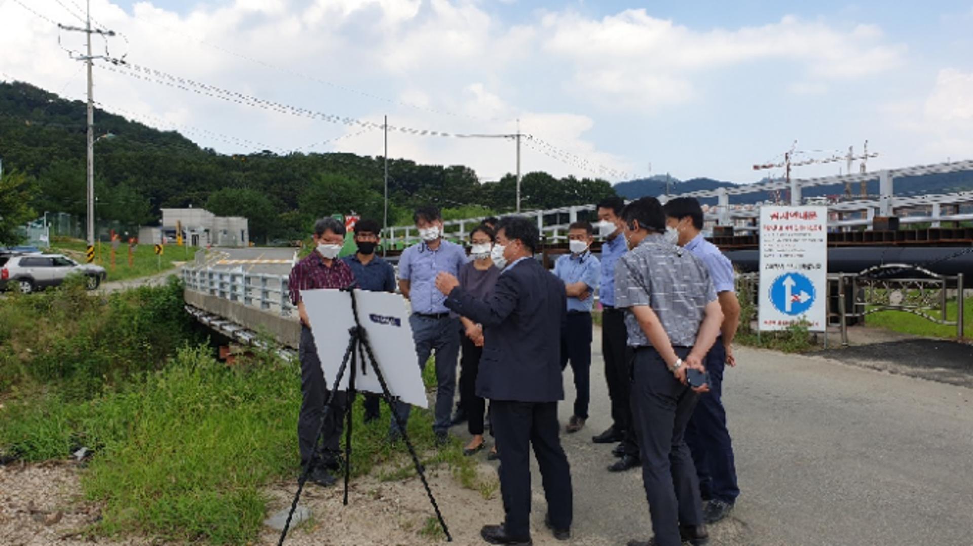 의정부시, 부용천 정비사업 토지 조기반환 요청