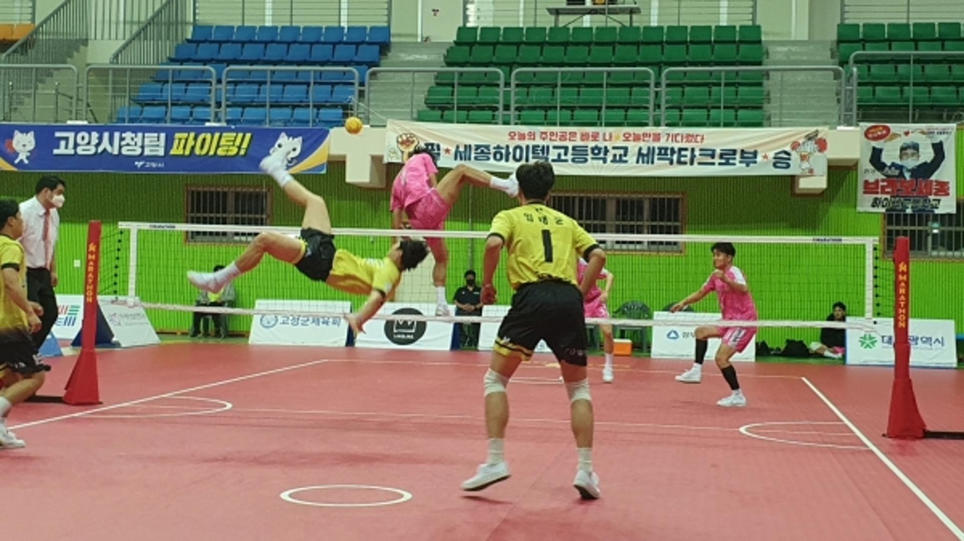 고양시청 세팍타크로팀, 국내 3개 대회 2연패 달성