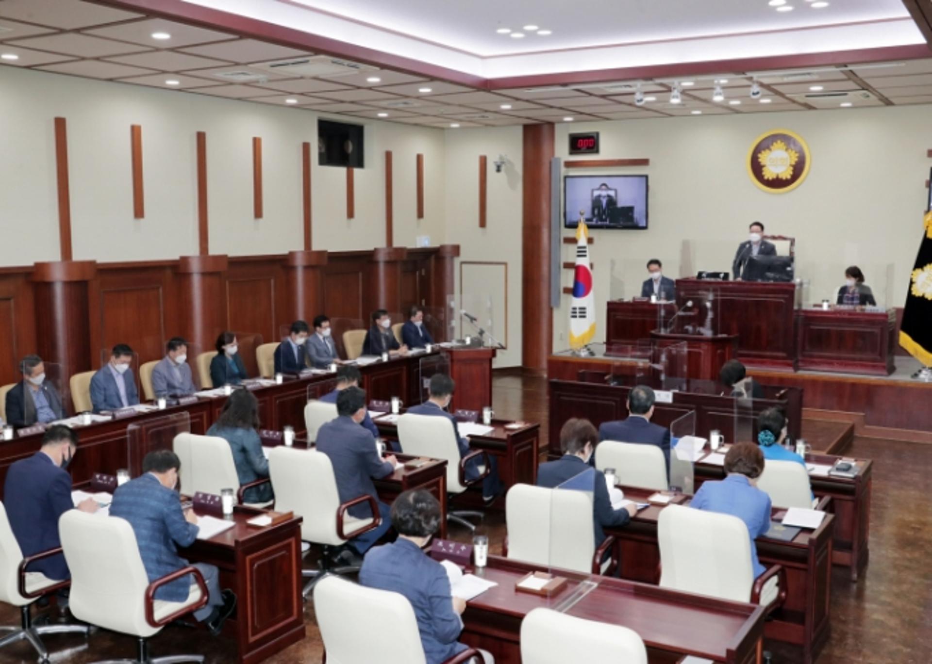 광명시의회, 제263회 임시회 개회…35건 안건 심사