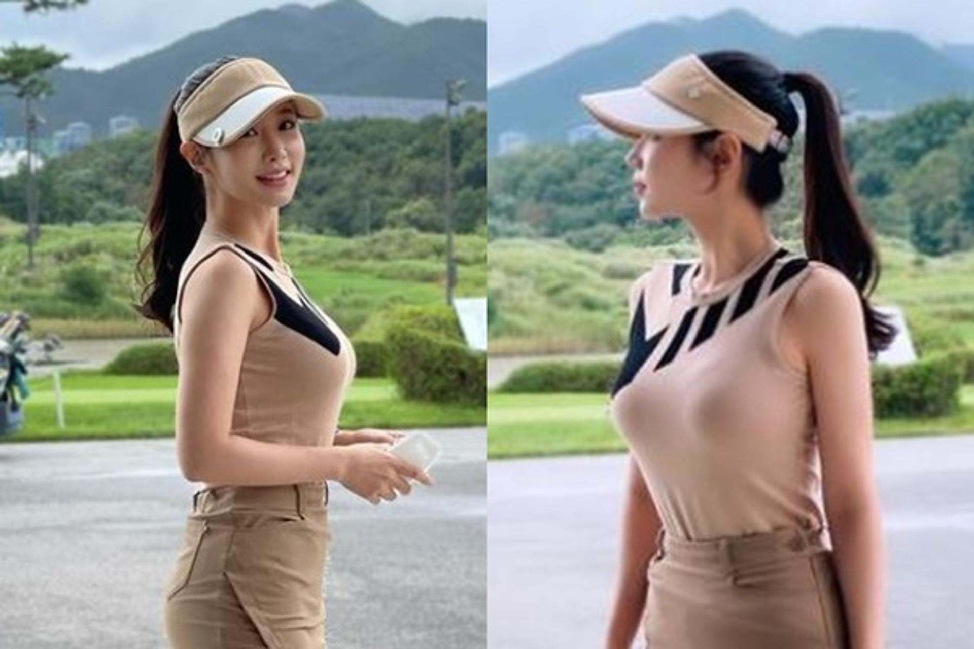 "이 정도 돼야 걸그룹 원탑"… '몸매甲' 조현, 골프장에?