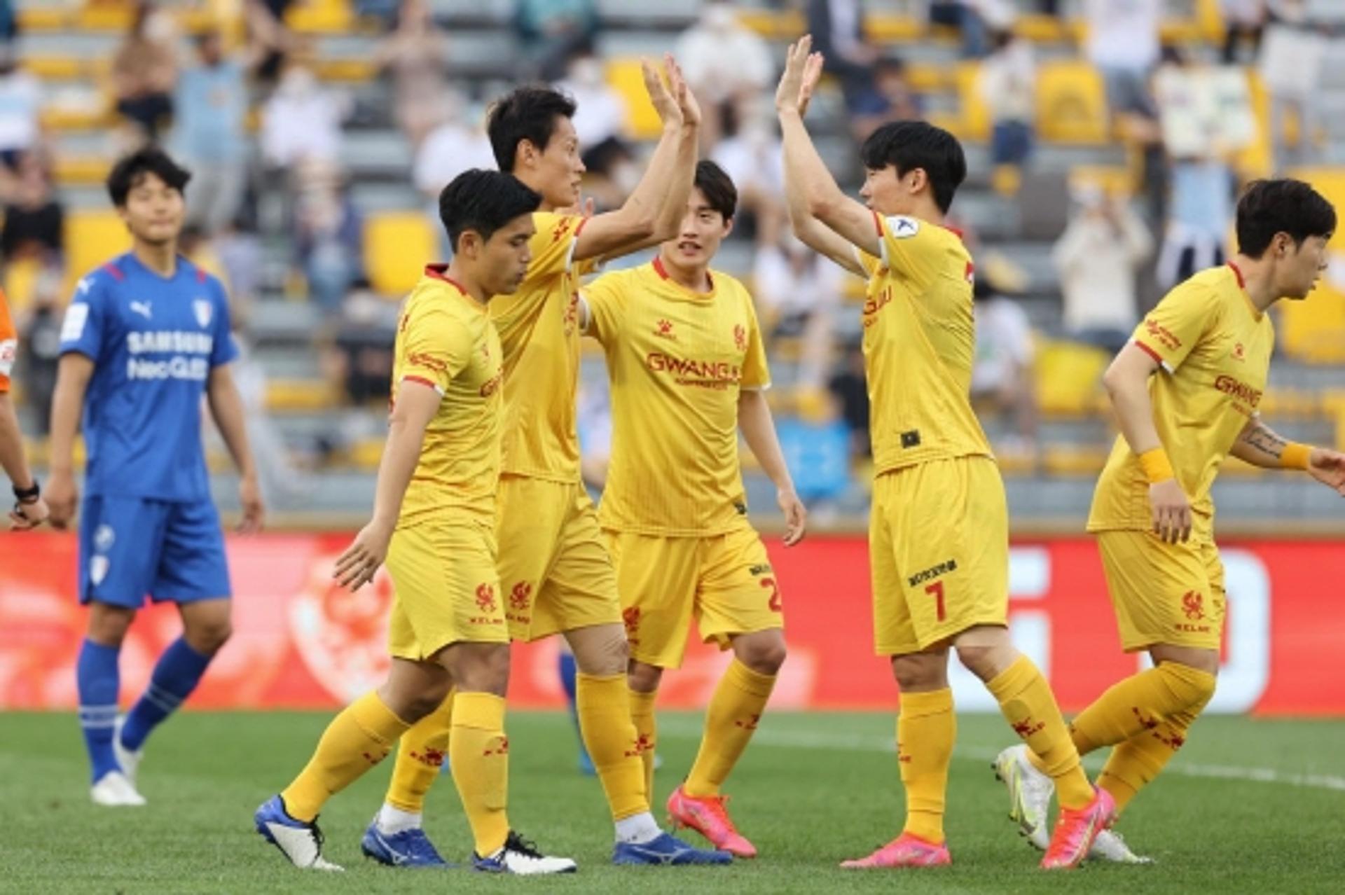 '거침없는' 광주FC, 수원 원정서 창단 첫 K리그1 4연승 노린다