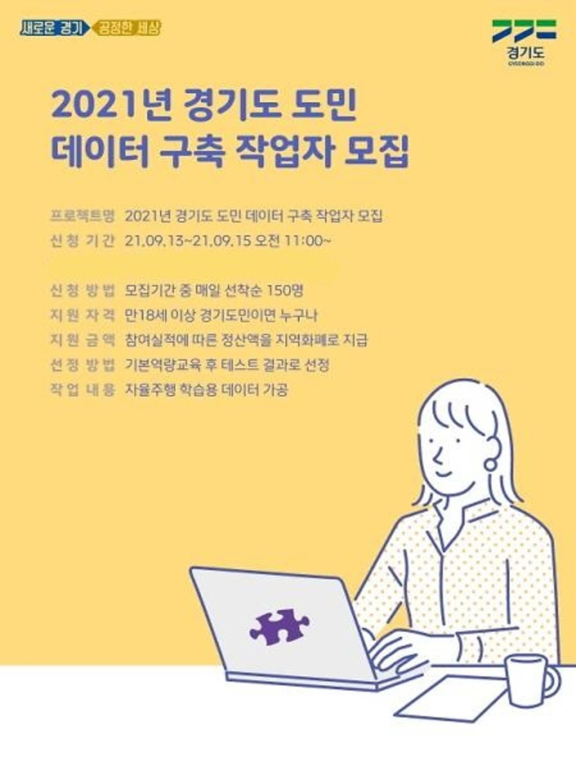 경기도, 도민참여 공공데이터 구축 2차 사업 추진