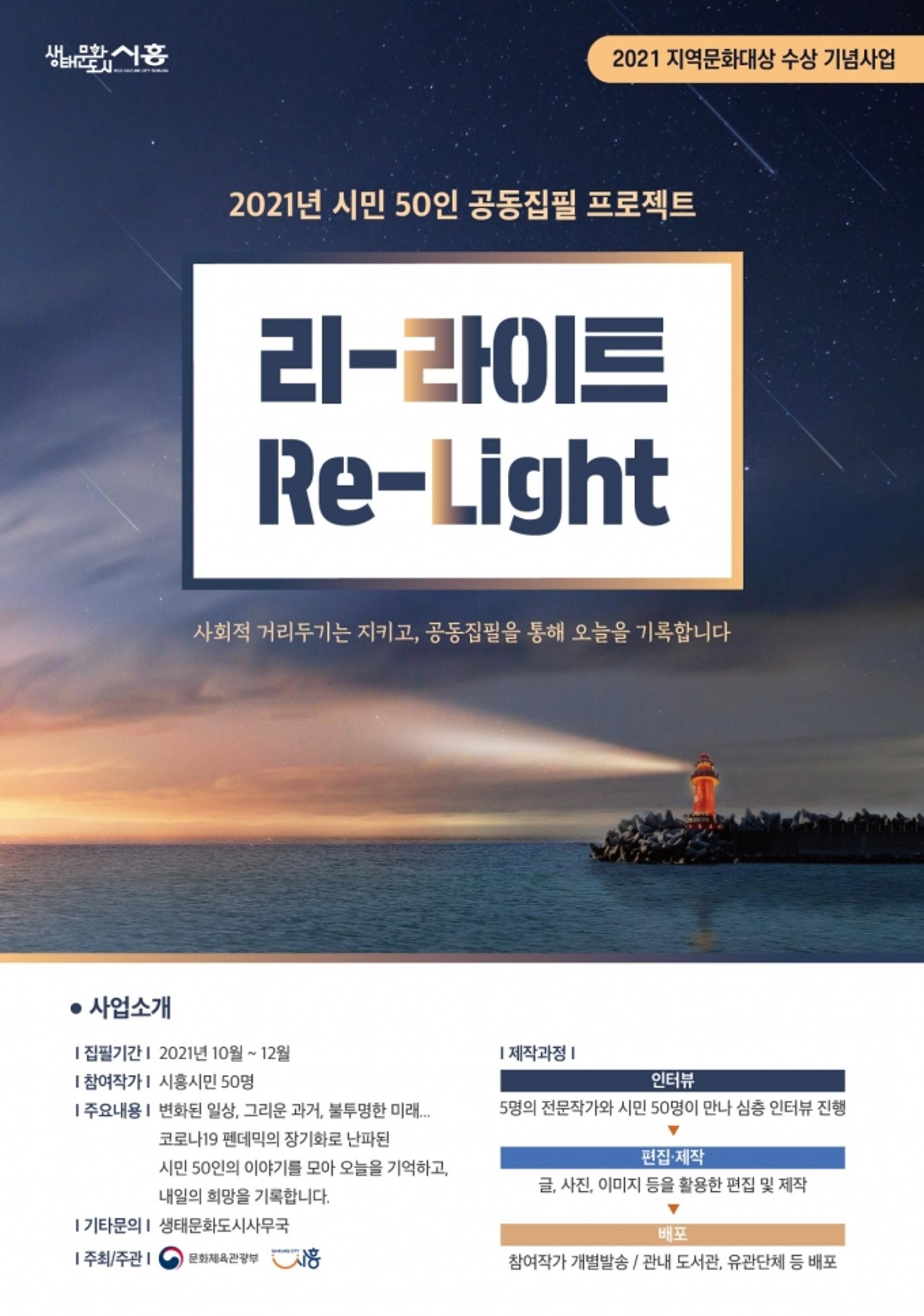 시흥시, 시민 50명 공동집필 프로젝트 '리-라이트' 추진