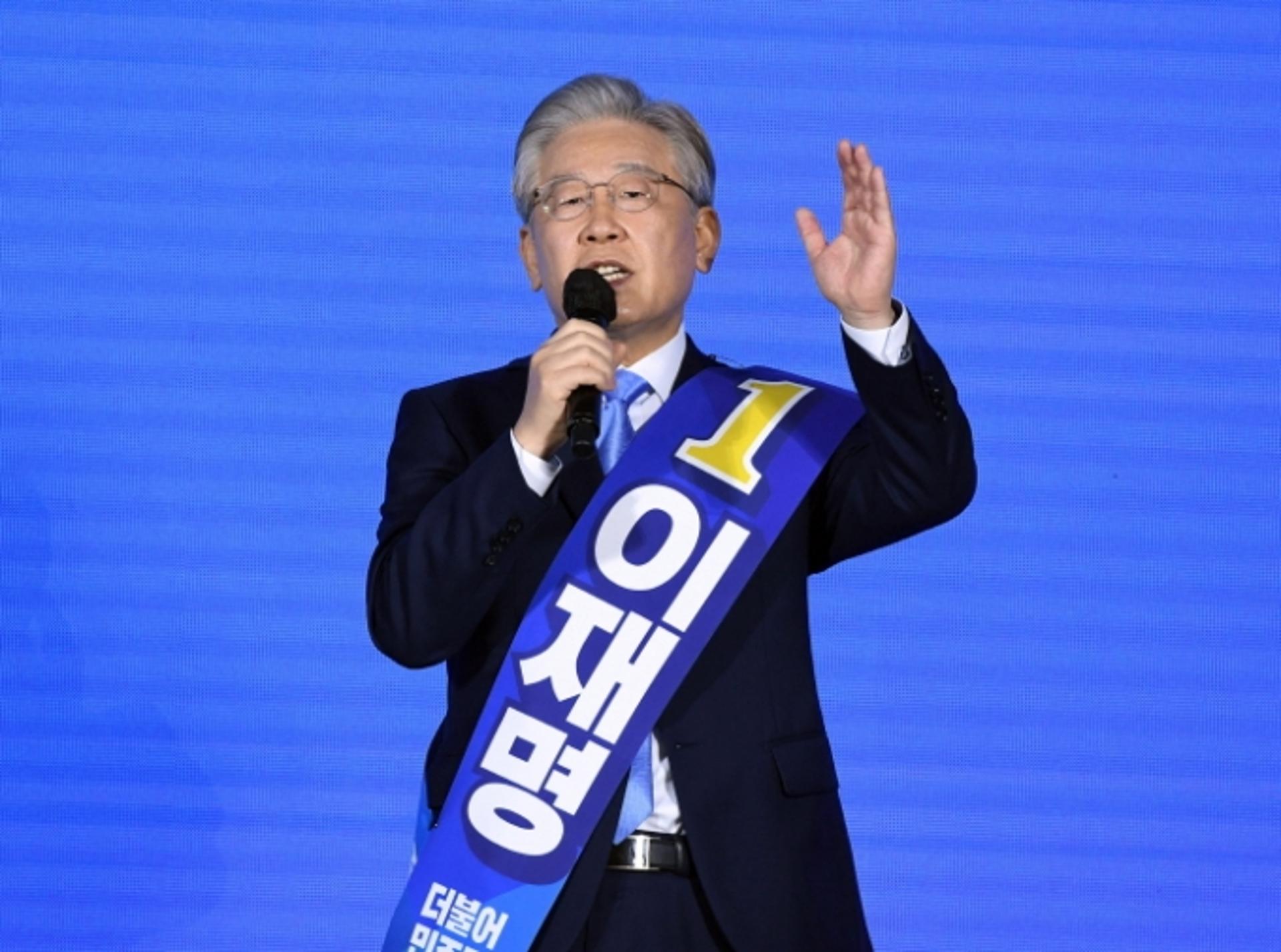 이재명, 인천서도 53.88% 과반 압승 (상보)