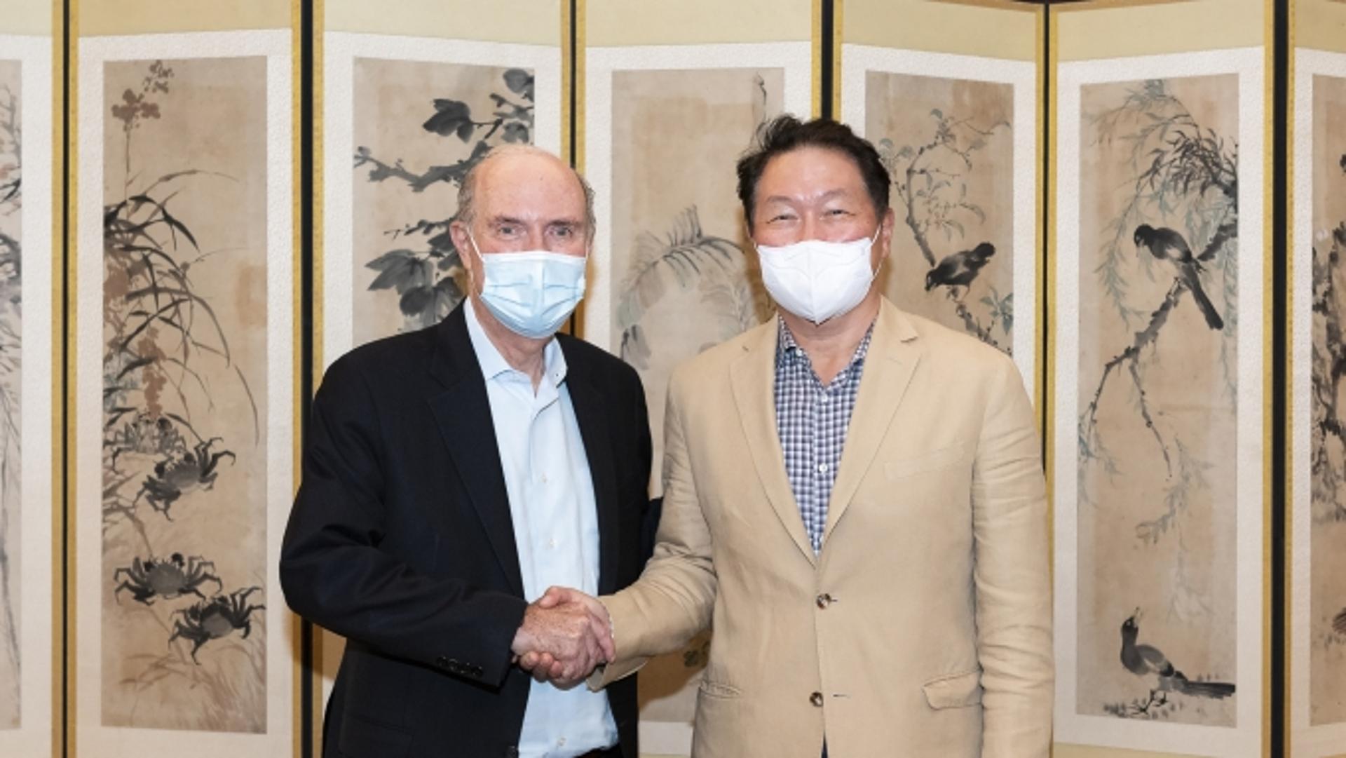 최태원 SK 회장, 美 그린에너지 기업 CEO 연쇄 회동