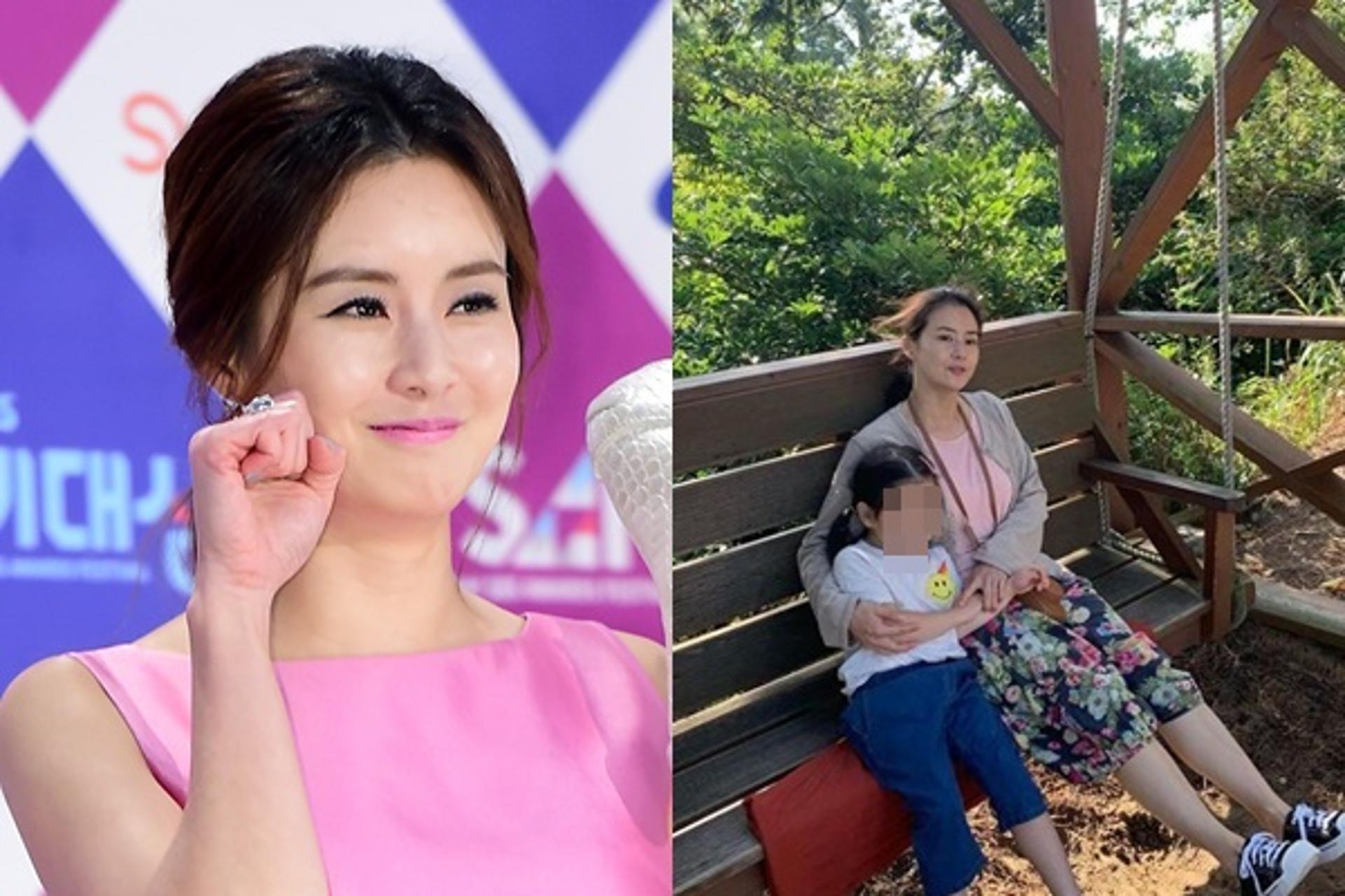 "내 딸, 내 편"… '이혼' 최정윤 근황, 딸과 행복해보여