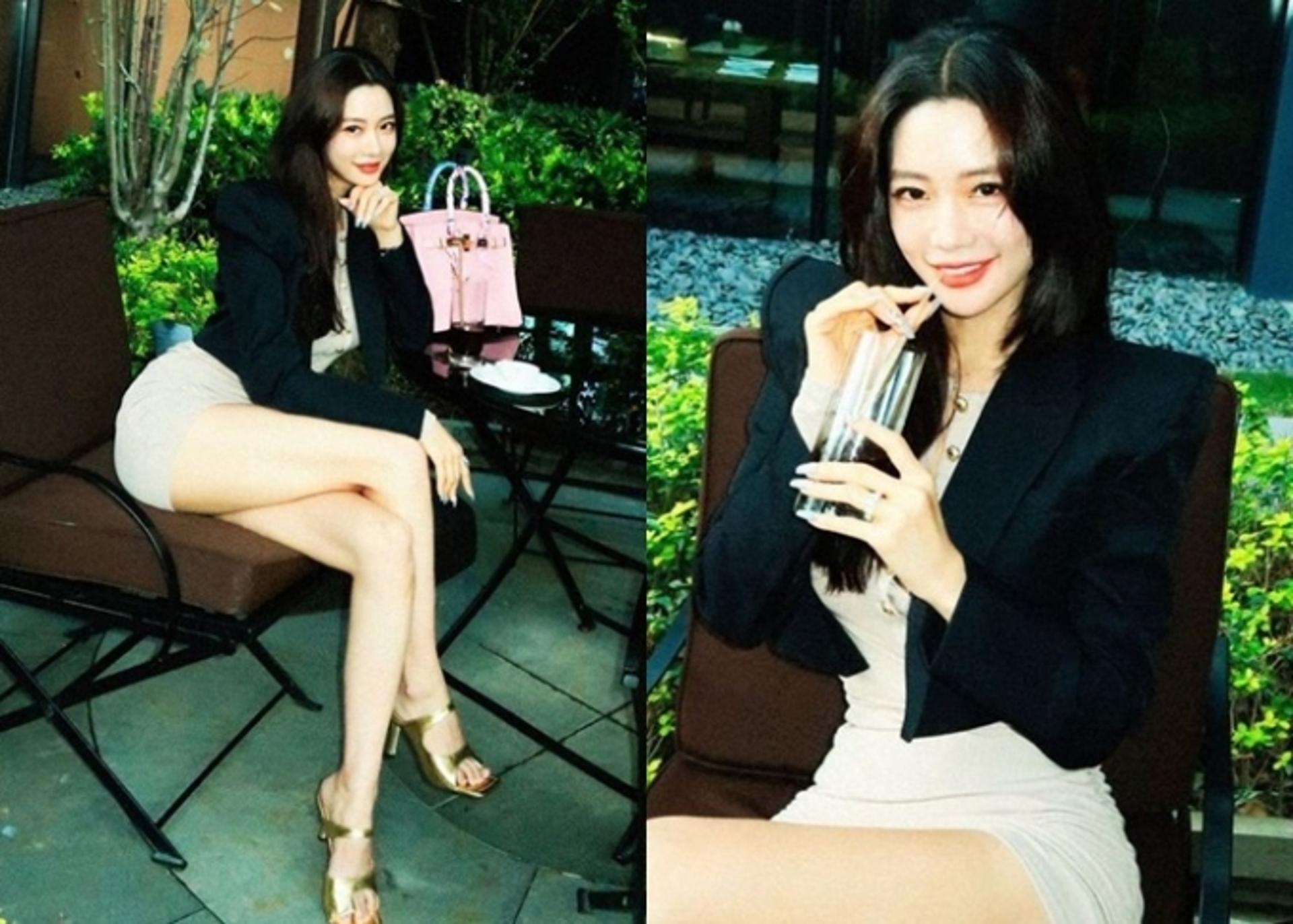 속옷 아니고 스커트?… 클라라, 상의만 입은 줄