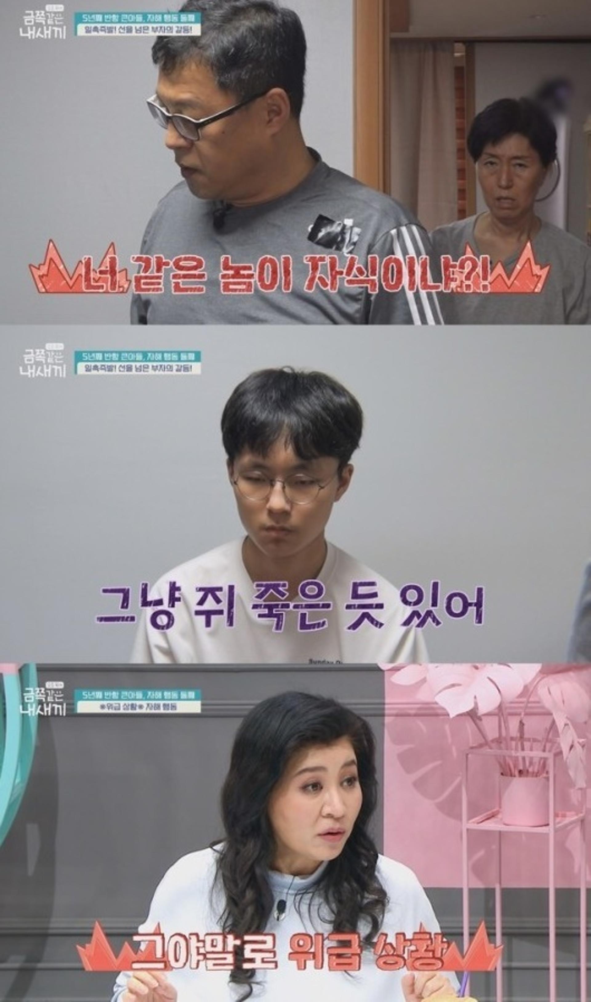 "지가 뭐 잘났다고"… 아빠 향한 막말·자해하는 아들 '충격'