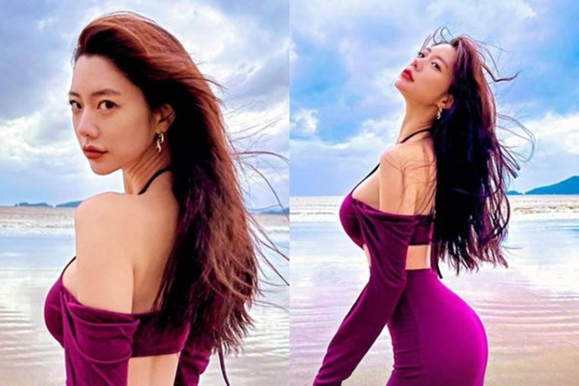 "다 가려지지 않는 볼륨감"… 클라라, S라인 비결은?