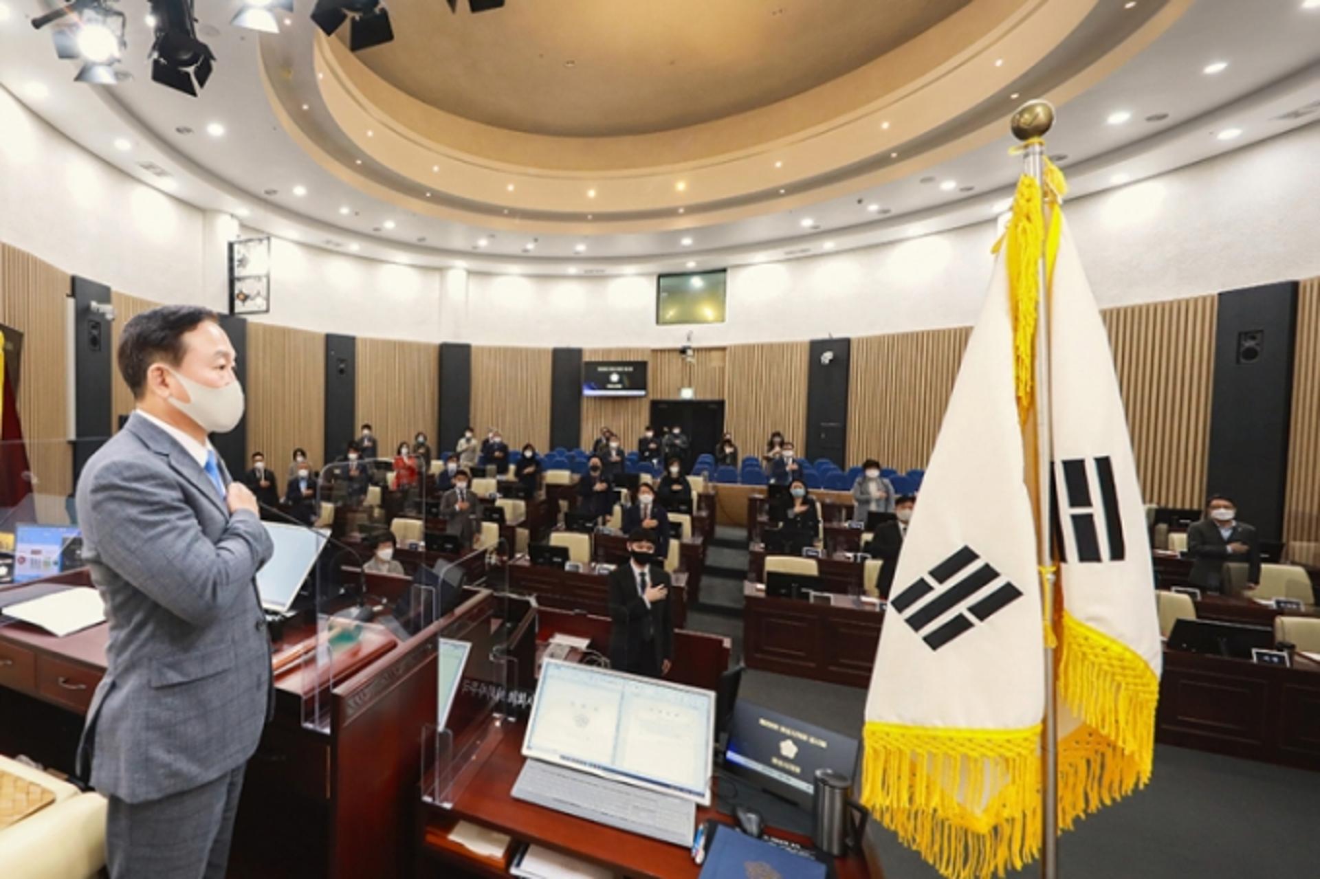 화성시의회, 제206회 임시회 개회…2022년도 예산관련 주요사업계획 청취