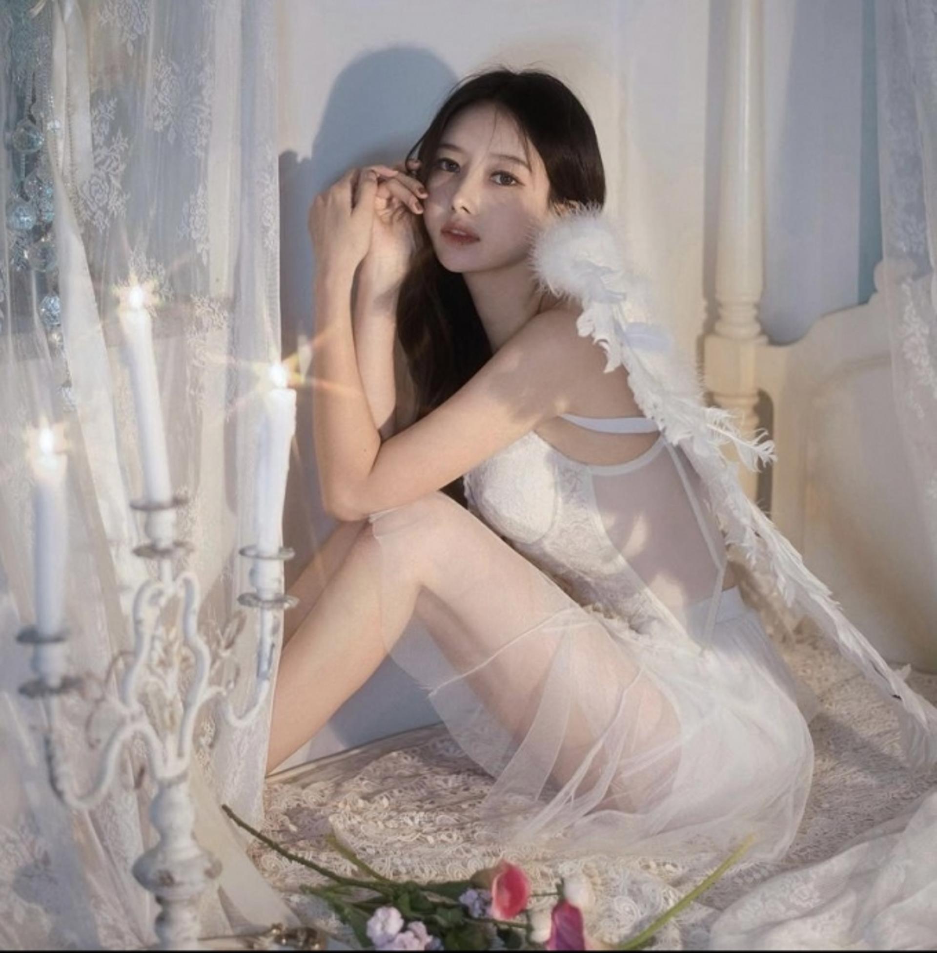 "천사같은 미모"… KIA 치어리더, 뽀얀 피부 '눈부셔'