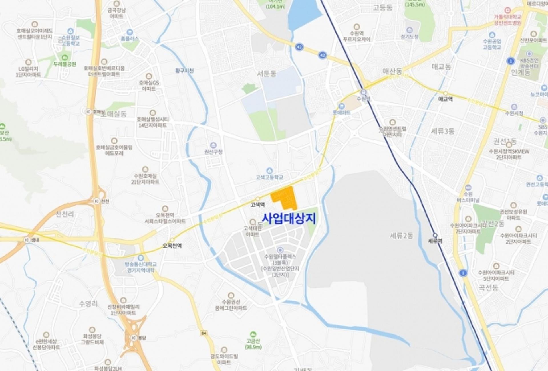 경기도, 수원시 고색동 공공정비사업 후보지 토지거래허가구역 지정