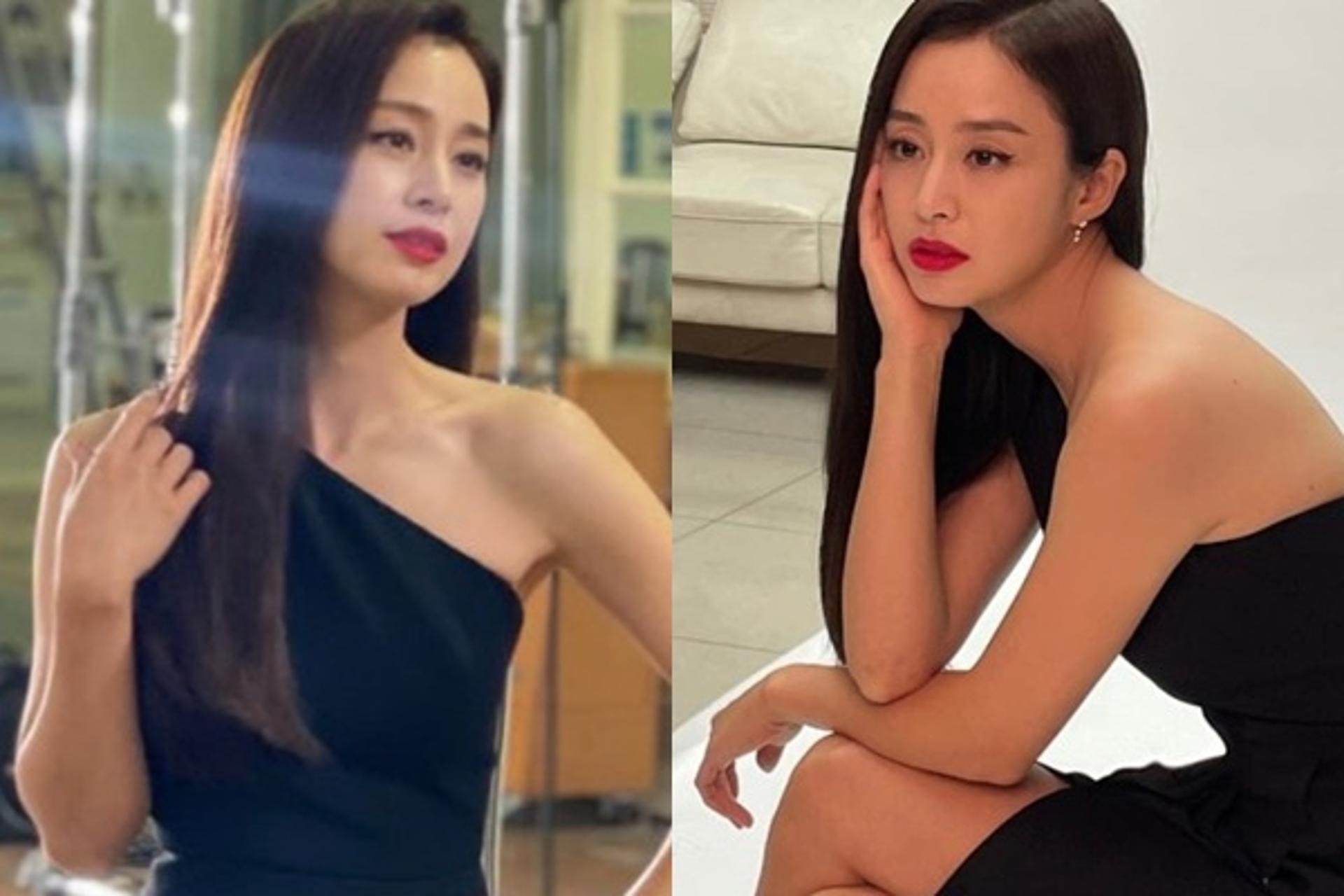 "♥비는 좋겠다"… 김태희, 레드립 여신이 여기에?