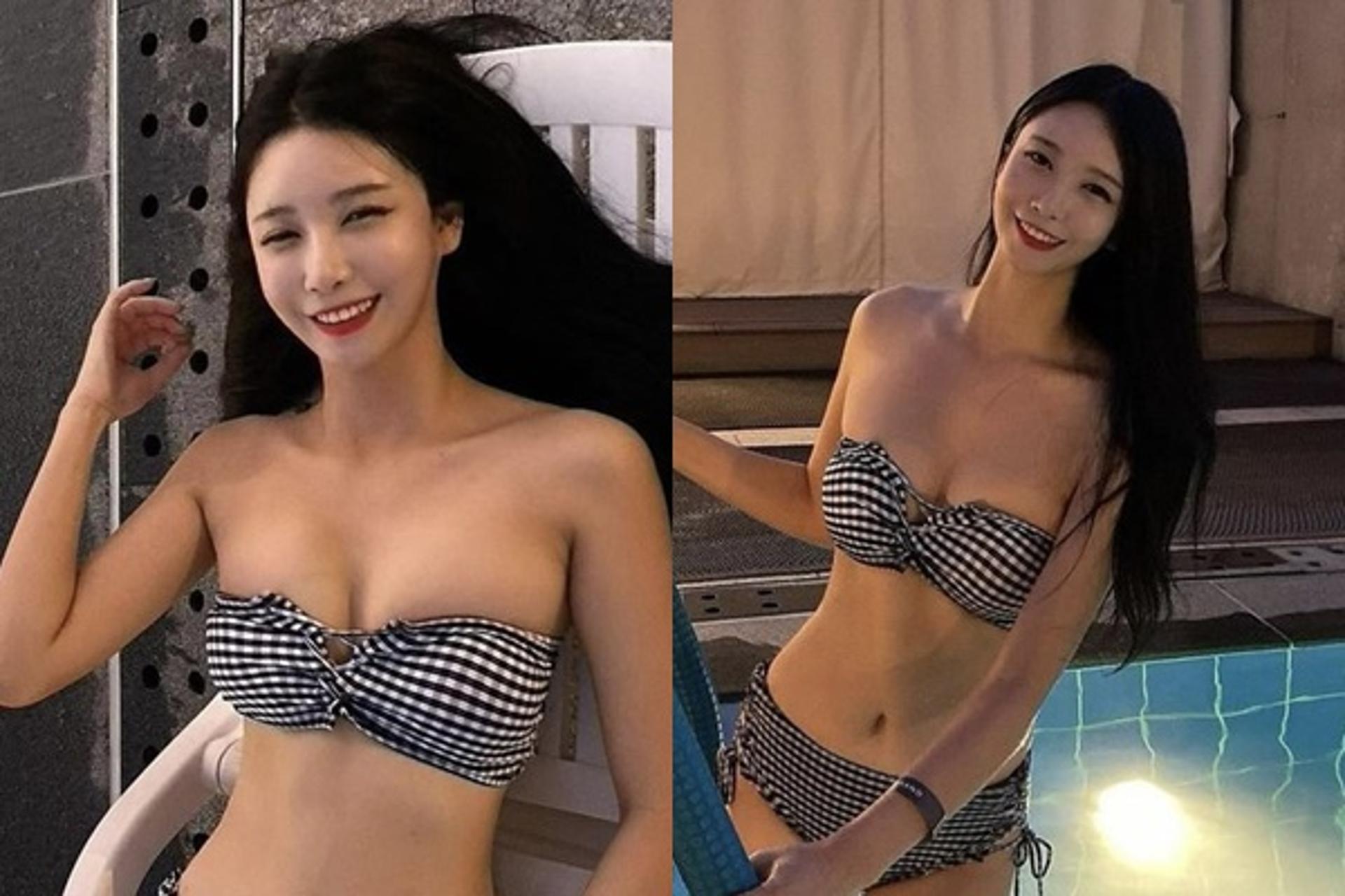 "겨우 가렸네"… 94년생 치어리더, 가슴골 '대박'