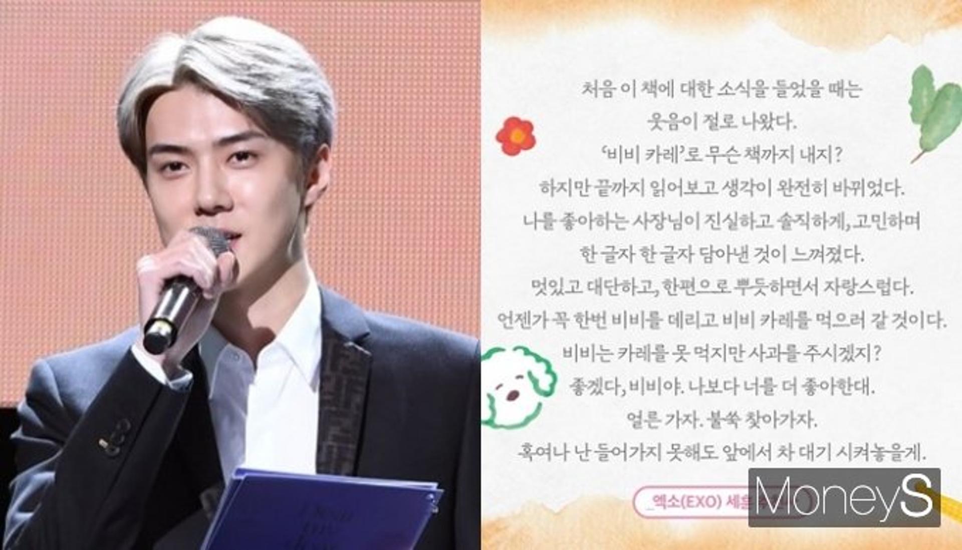 "뿌듯하면서 자랑스러워"… 엑소 세훈 추천사, 팬 향한 애정