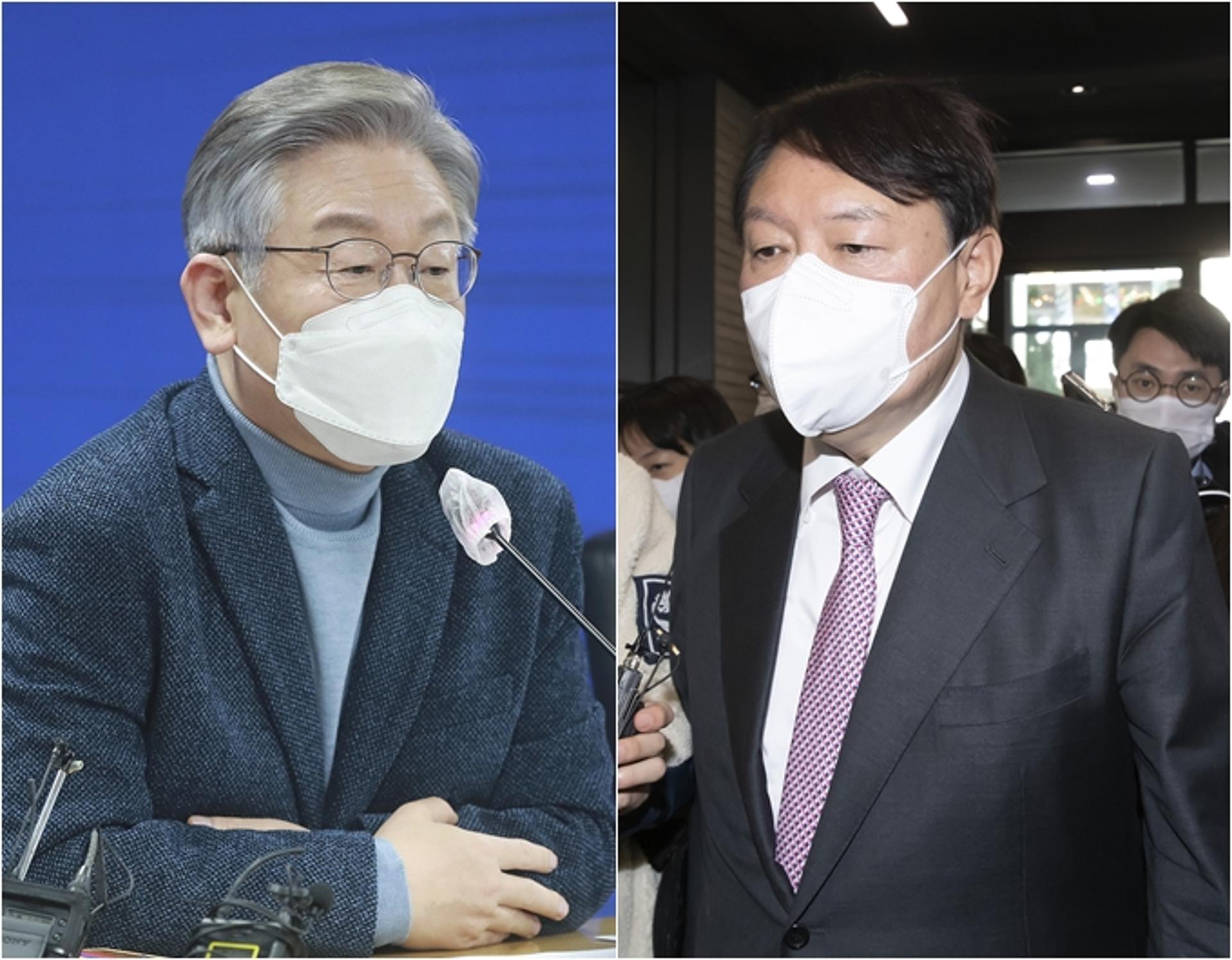 대선 후보 4자 구도 지지율… 윤석열 42% vs 이재명 31%